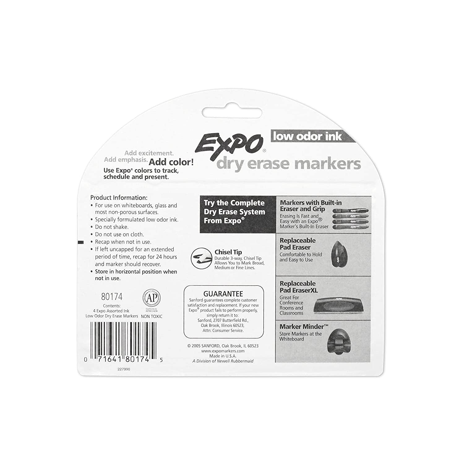 Expo® Chisel Tip Dry Erase Marker Set