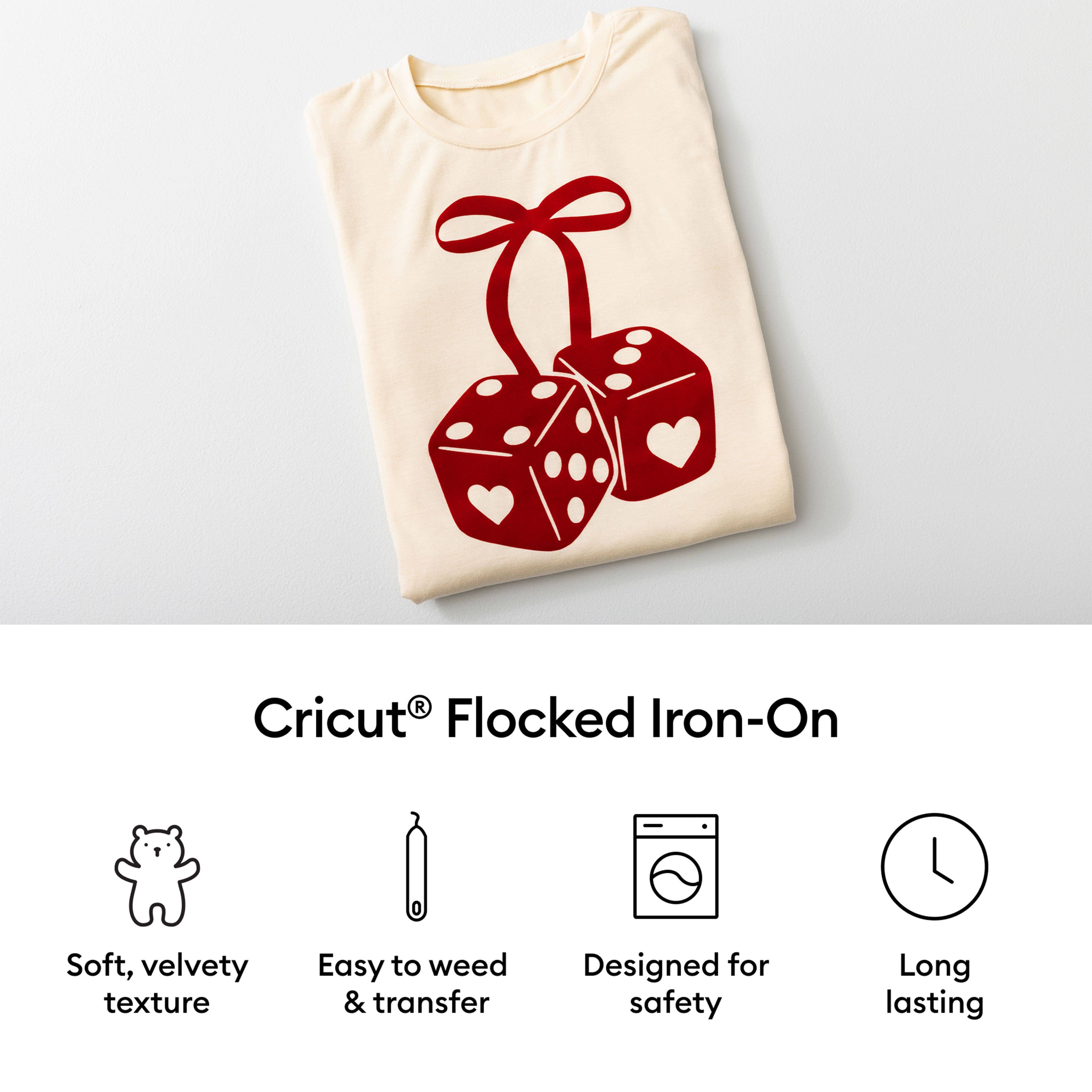 Cricut® Flocked Iron-On Heat Transfer Vinyl