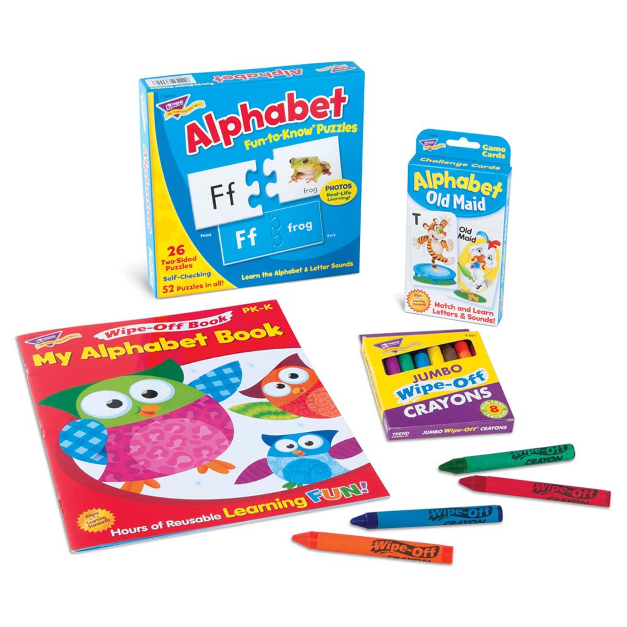Trend Enterprises® Alphabet Learning Fun Pack Set
