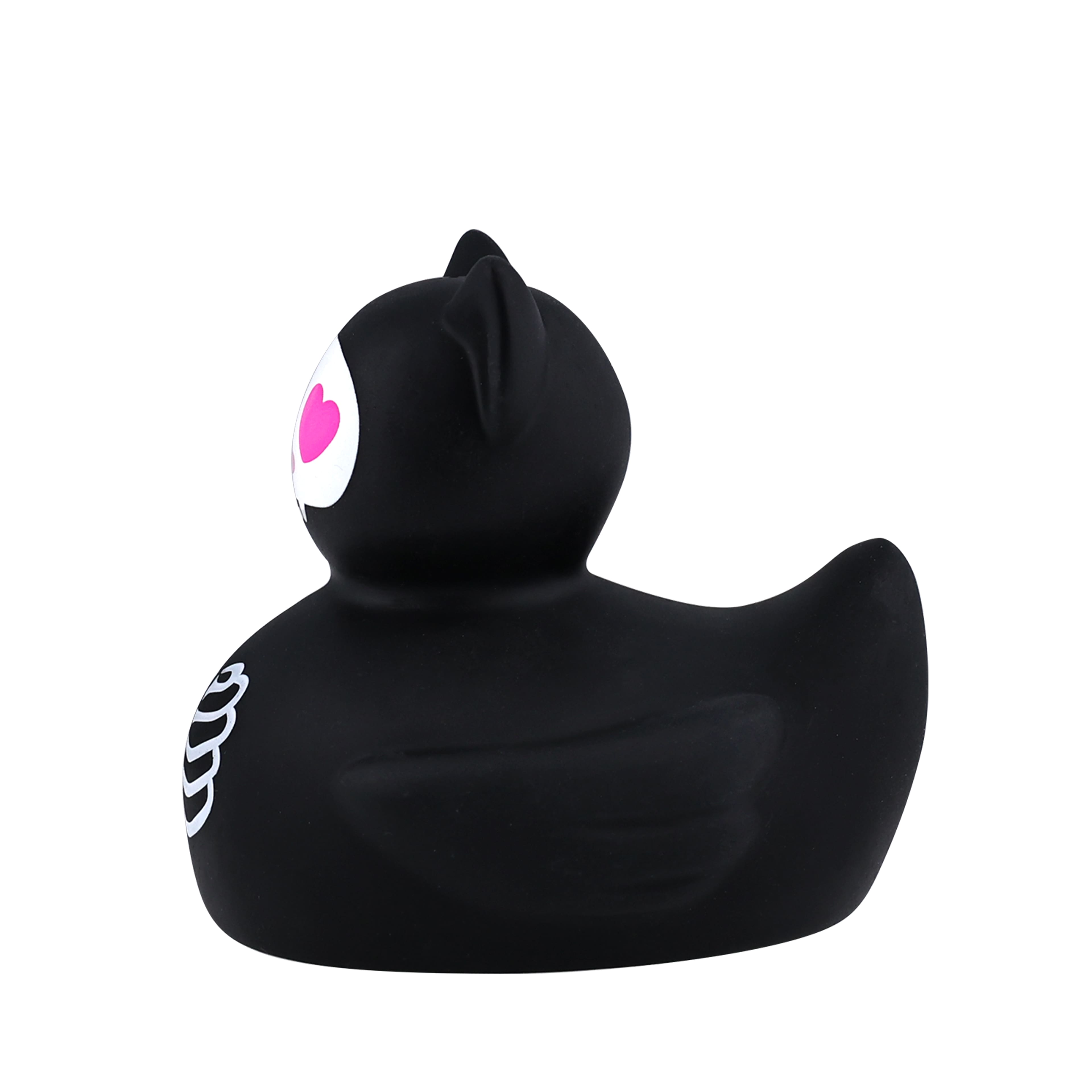 3.5&#x22; Black Skeleton Cat Rubber Duck by Creatology&#x2122;