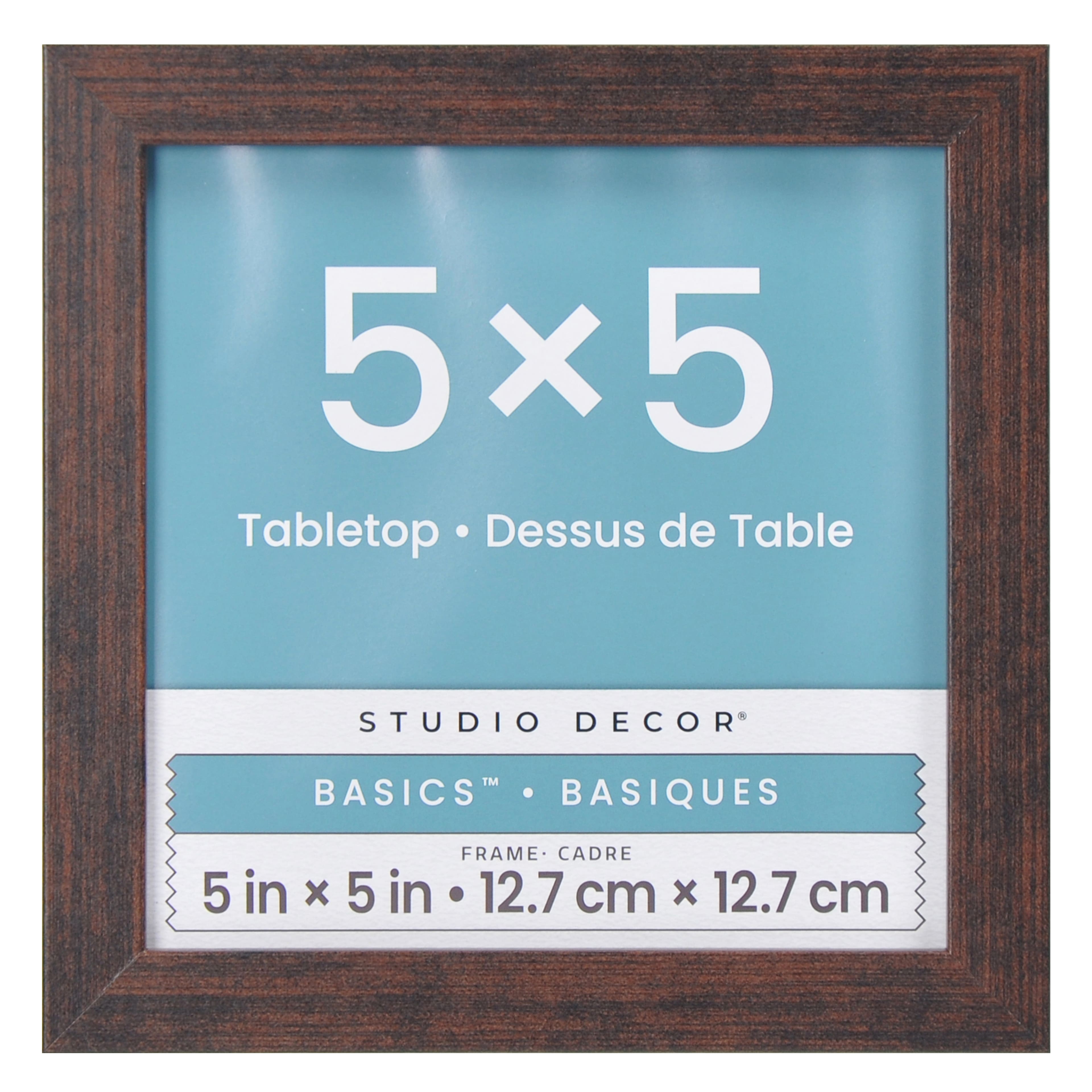 Basics&#x2122; Woodgrain Tabletop Linear Frame by Studio D&#xE9;cor&#xAE;