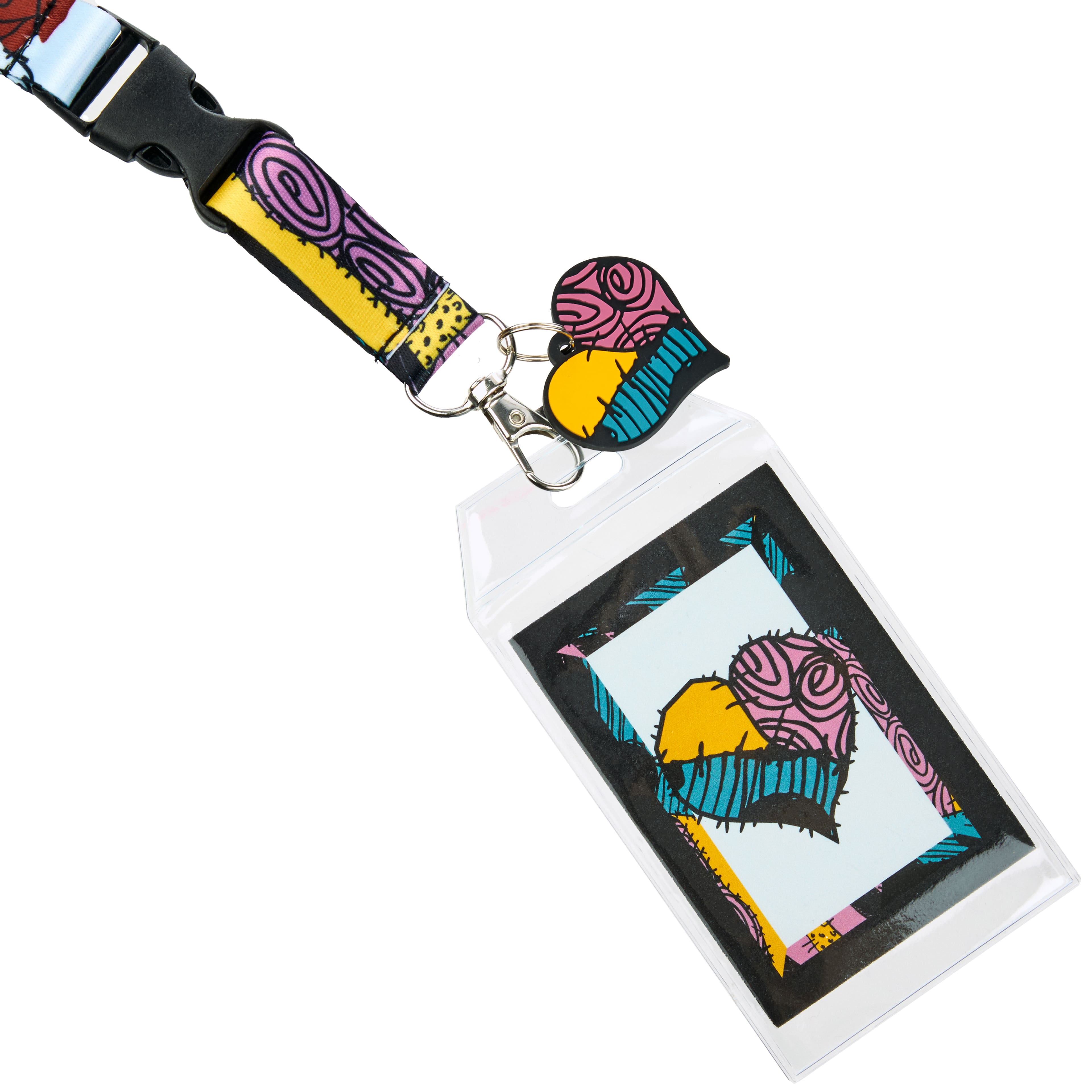 The Nightmare Before Christmas Sally ID Lanyard with Heart Pendant