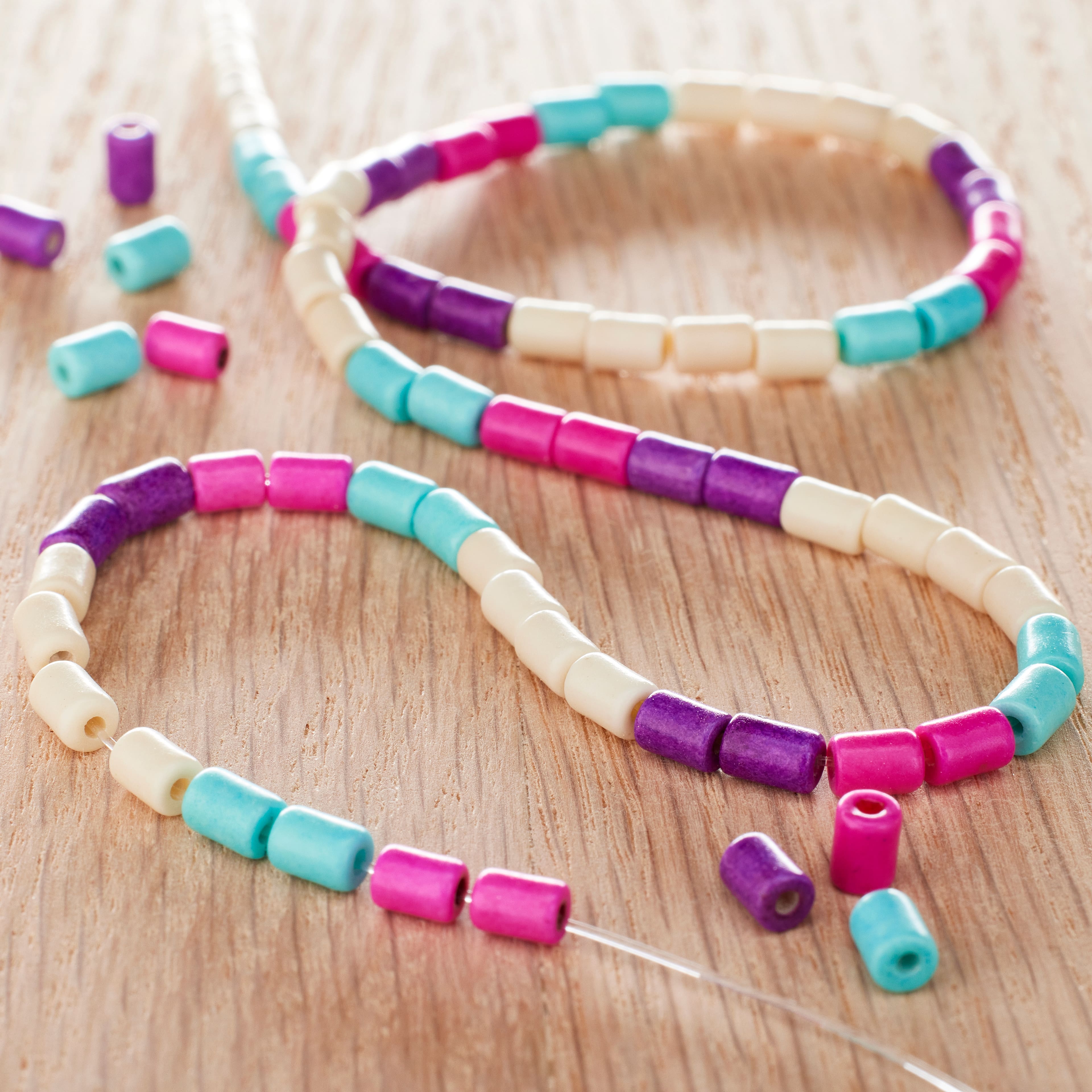 Bright Reconstituted Tube Beads, 5mm by Bead Landing™