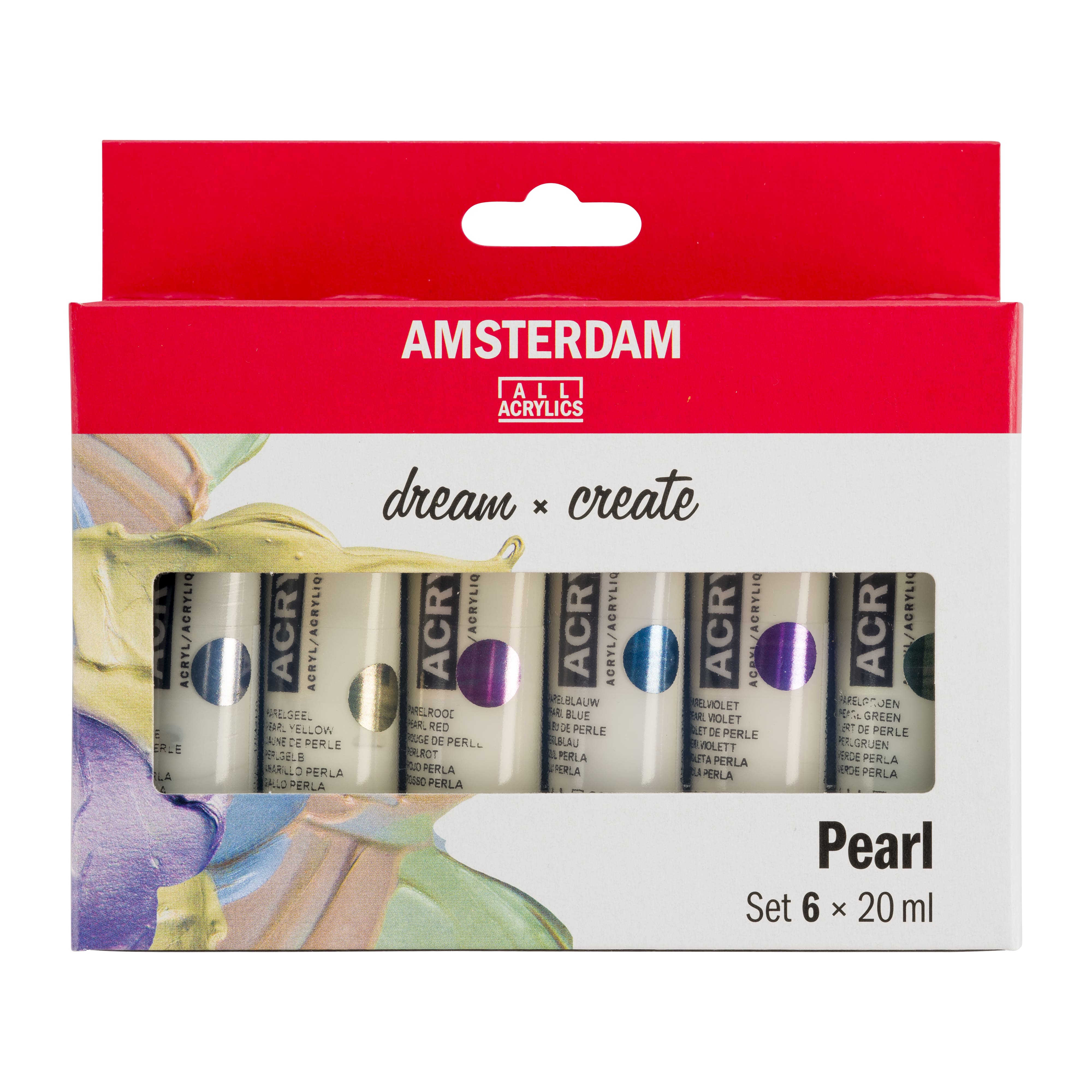 6 Packs: 6 ct. (36 total) Amsterdam Standard Series Pearl Acrylic Paints