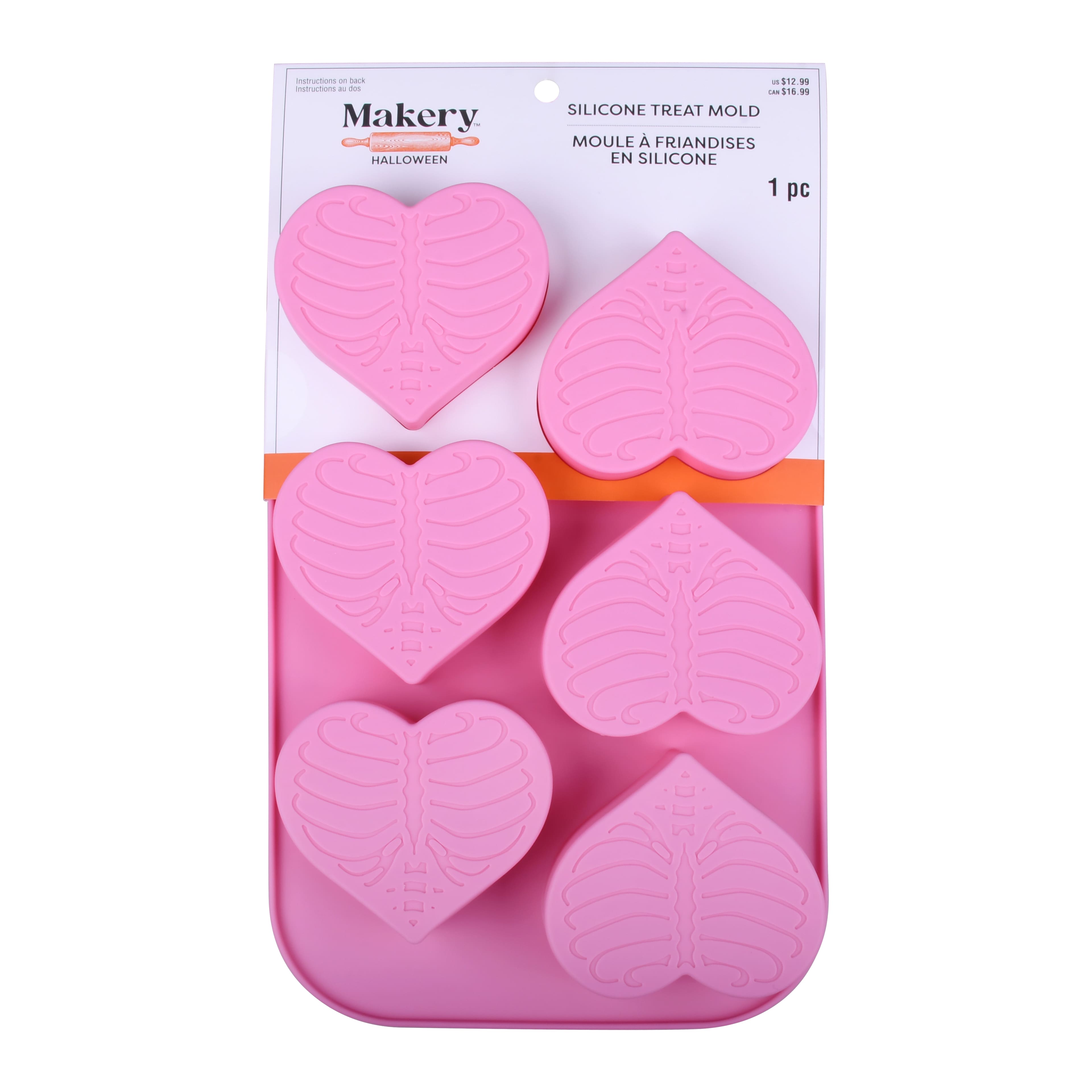 Rib Heart Silicone Treat Mold by Makery&#x2122;