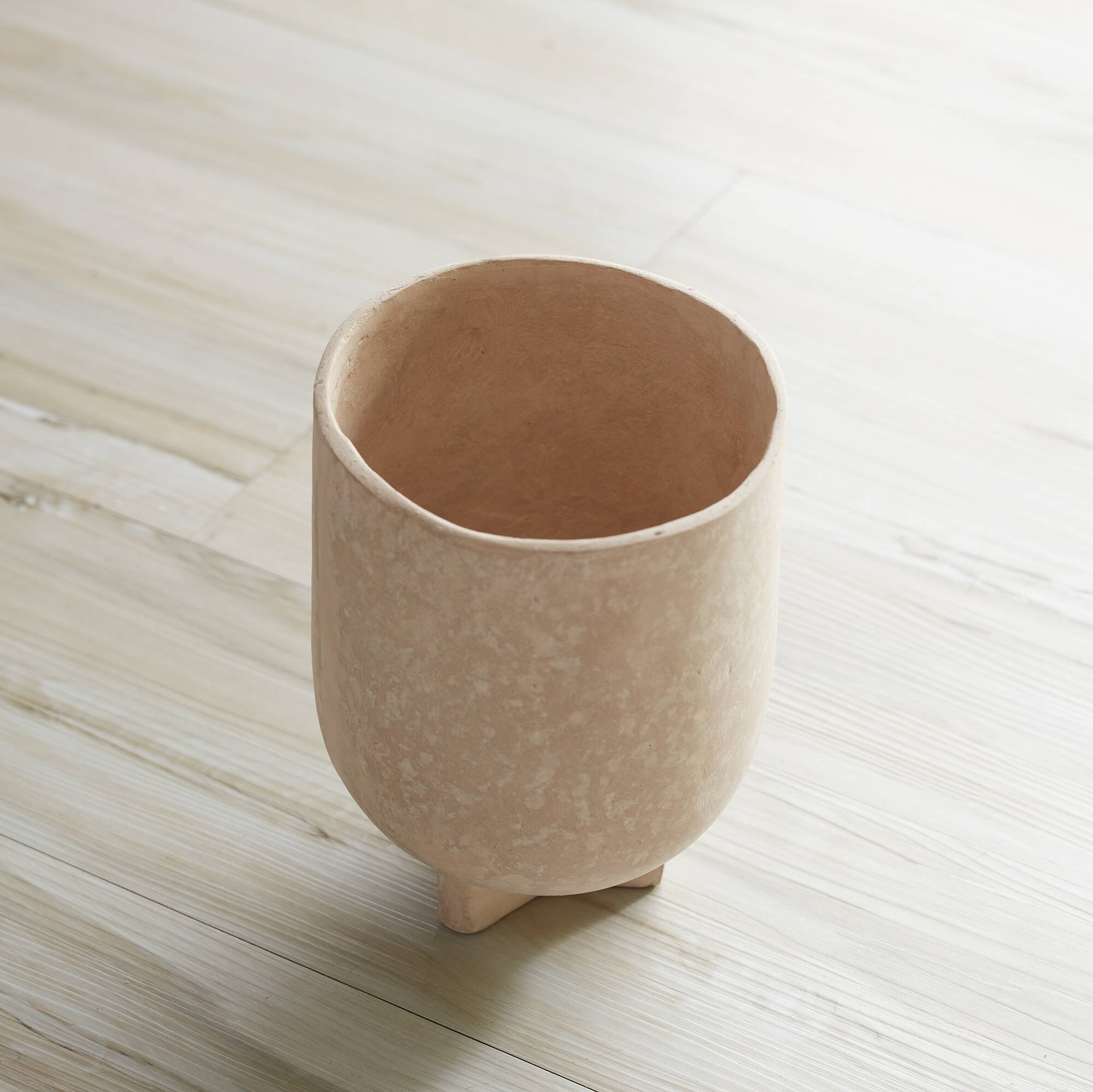 7&#x22; Recycled Paper Chalk Vase