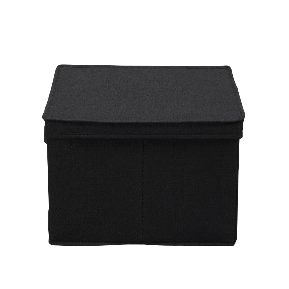 Household Essentials Canvas Storage Boxes with Lids, 2ct.