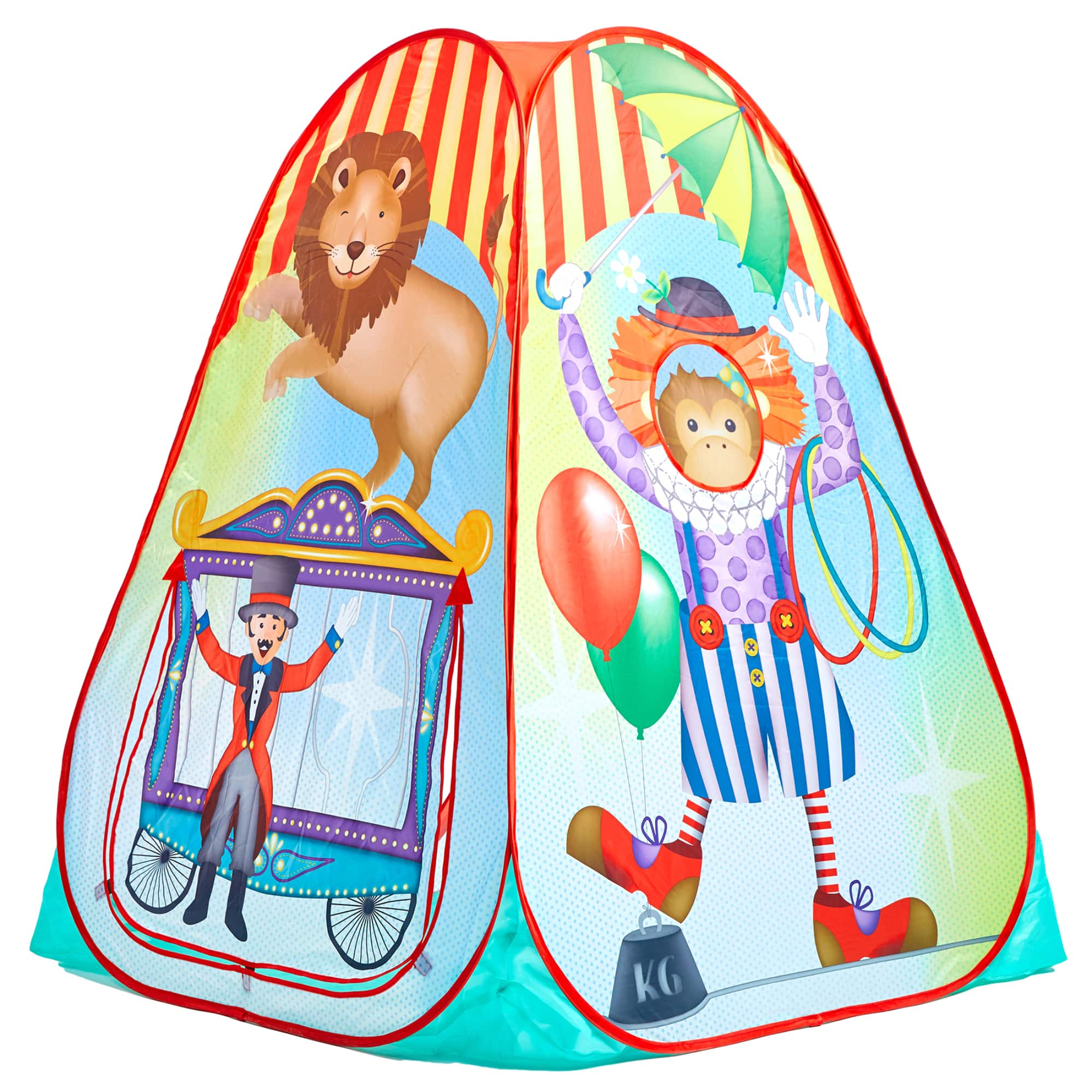 Fun2Give&#xAE; Pop-It-Up&#xAE; Circus Activity Play Tent with 4 Soft Balls