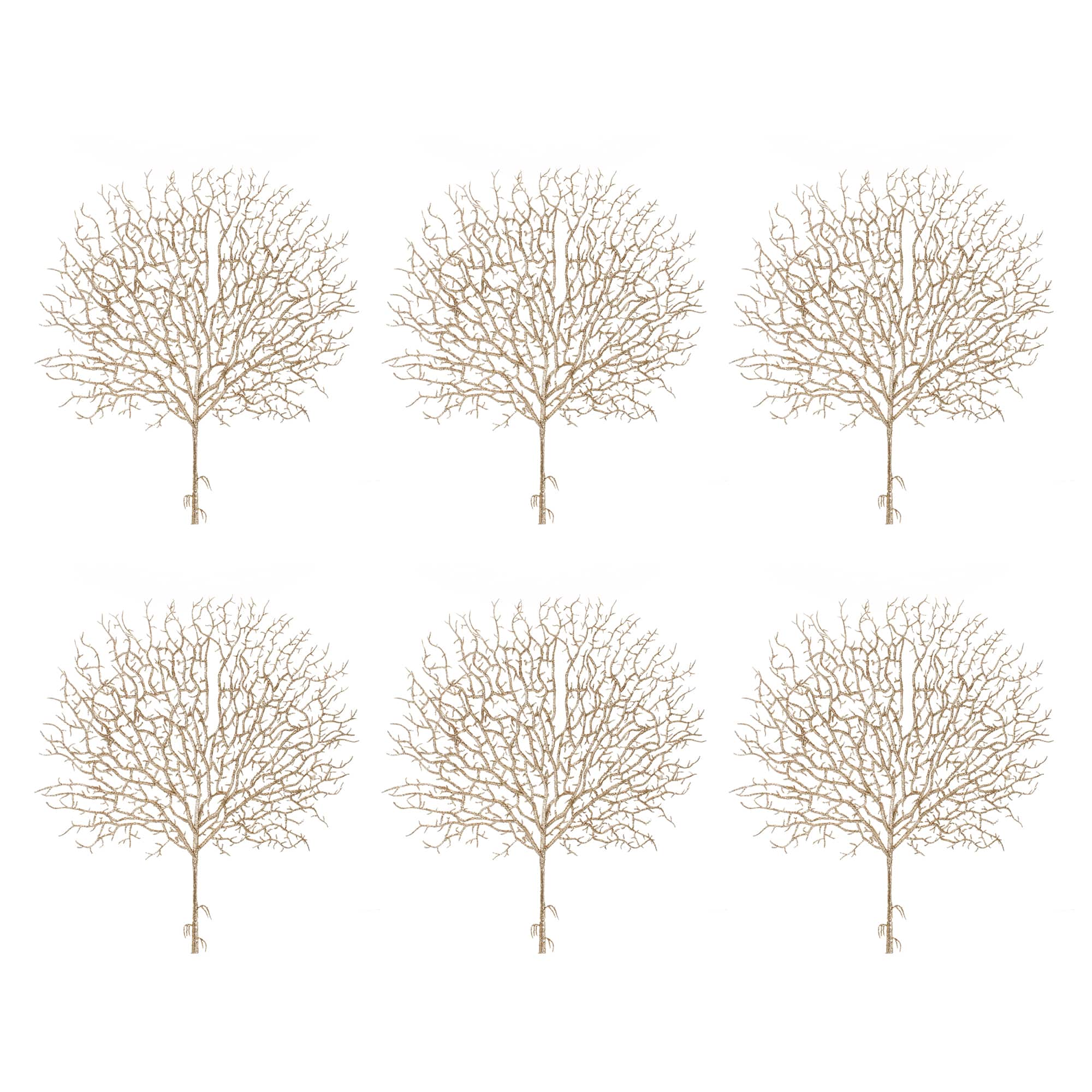 Glittered Twig Sprays, 6ct.