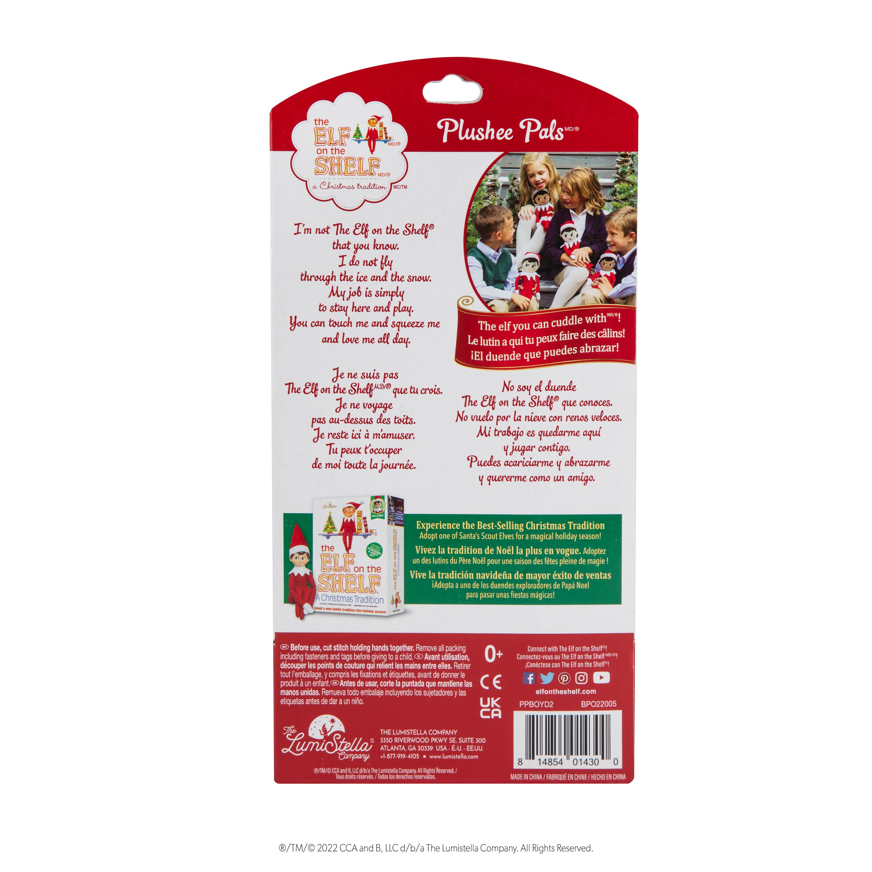 The Elf on the Shelf&#xAE; Plushee Pals&#xAE; Boy Elf Toy