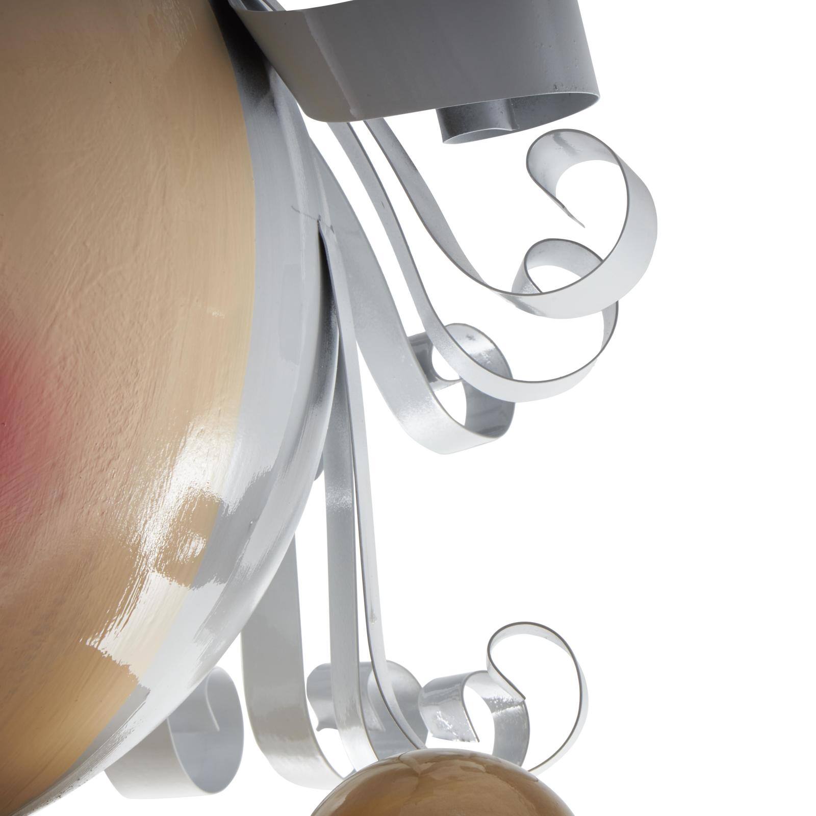 6ft. Gold &#x26; Silver Metal Standing Nutcracker Sculpture