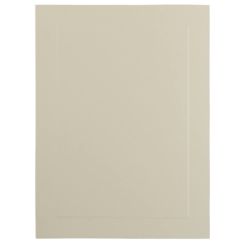 JAM Paper A7 Ivory Blank Foldover Cards with Panel