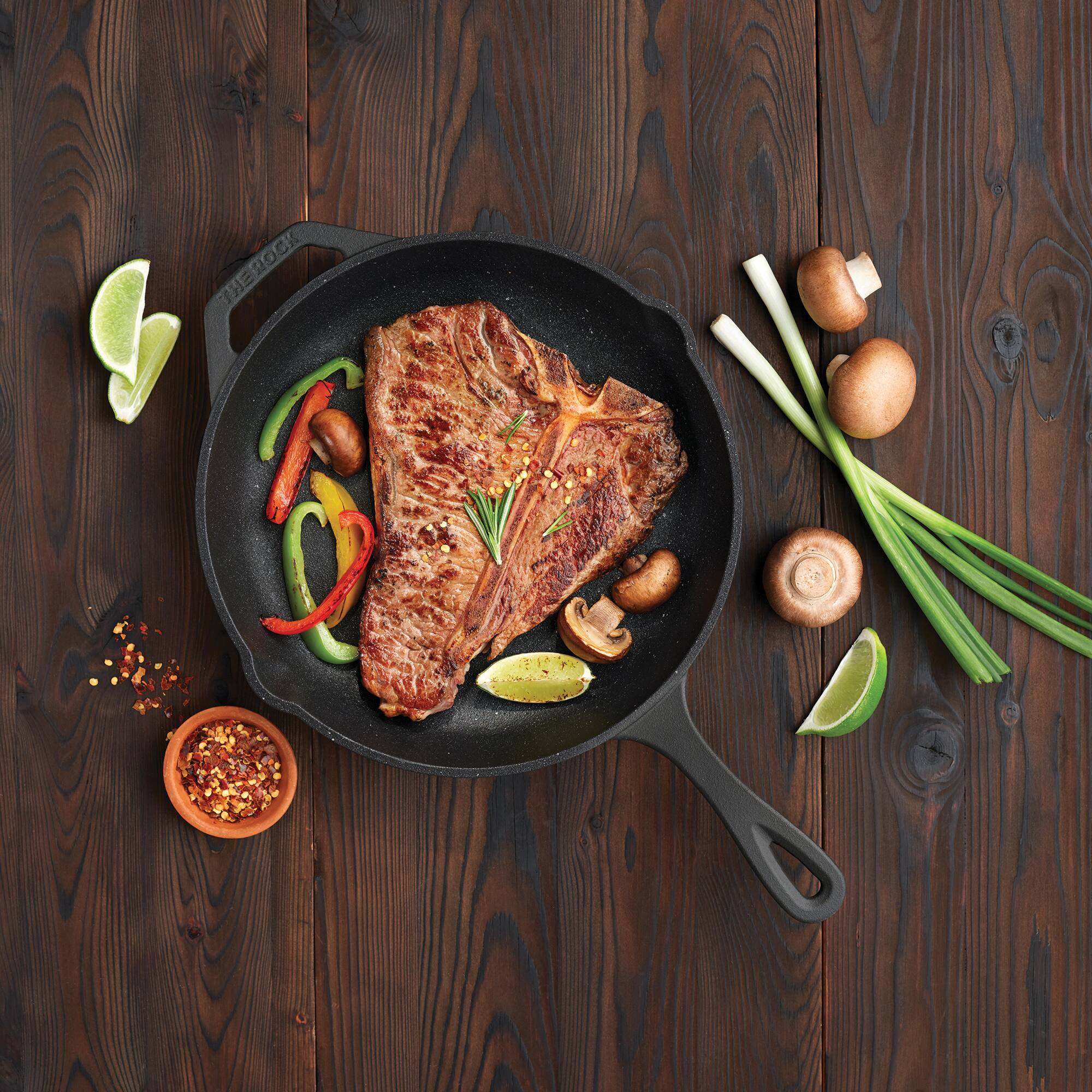 The Rock&#xAE; by Starfrit 10&#x22; Cast Iron Skillet