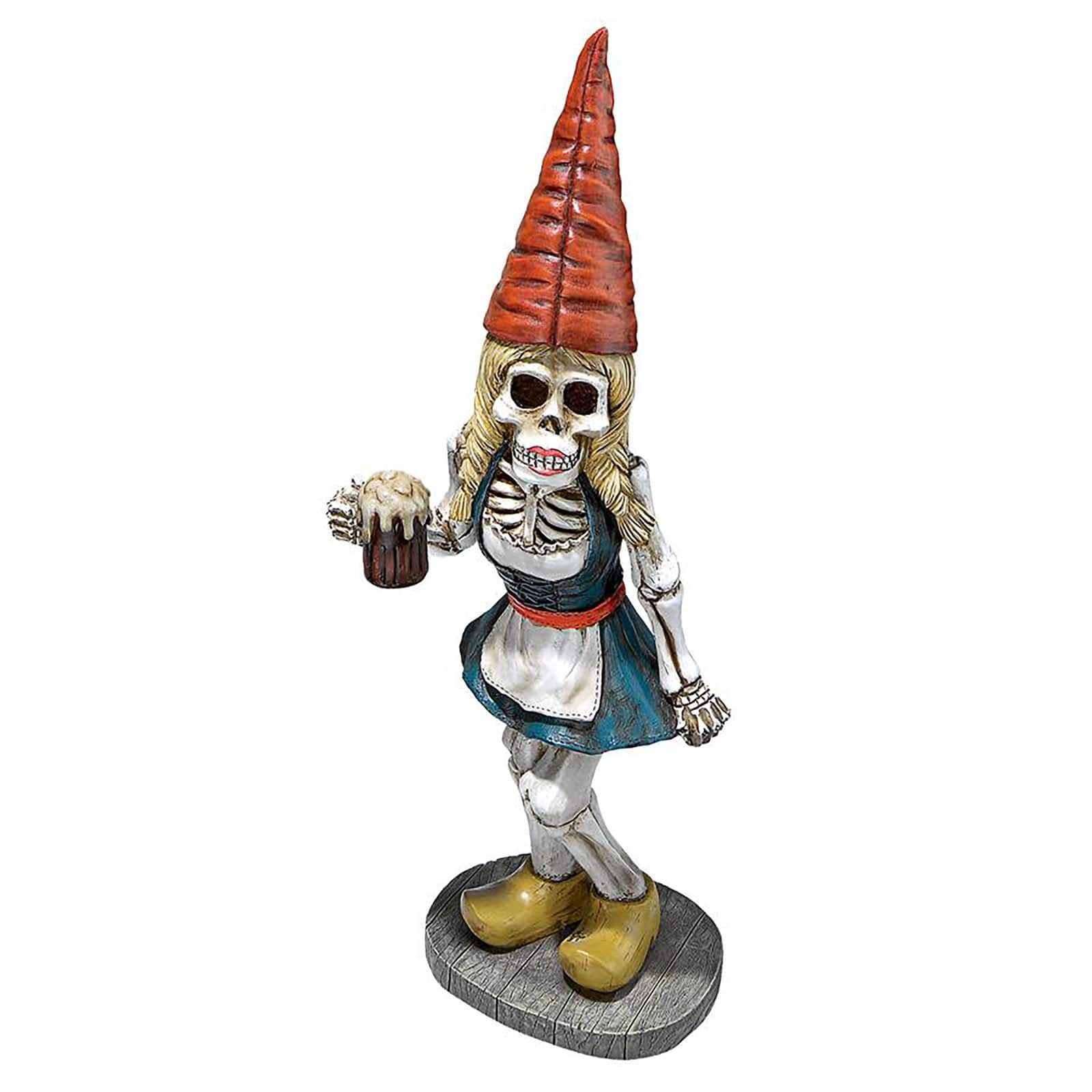 Design Toscano Gerta the Bavarian Oktoberfest Skeleton Gnome