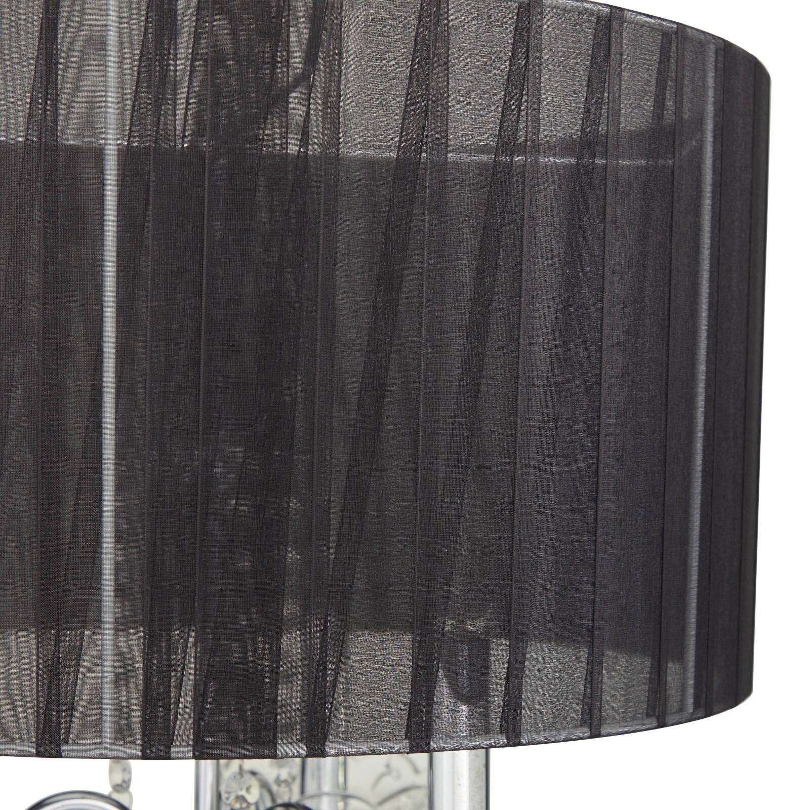 Silver Metal Table Lamp 16&#x22; x 16&#x22; x 31&#x22;