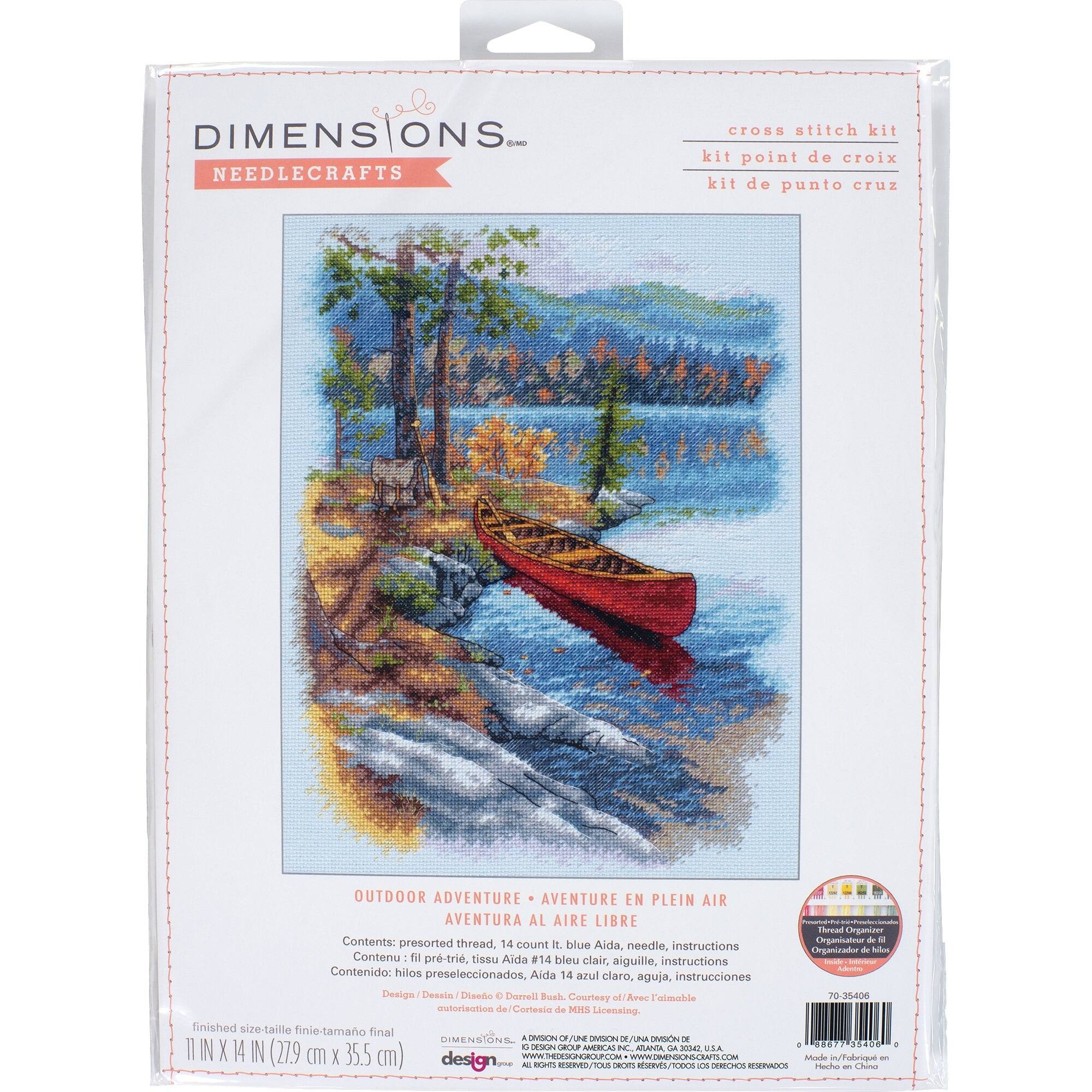 Dimensions® Outdoor Adventure Counted Cross Stitch Kit