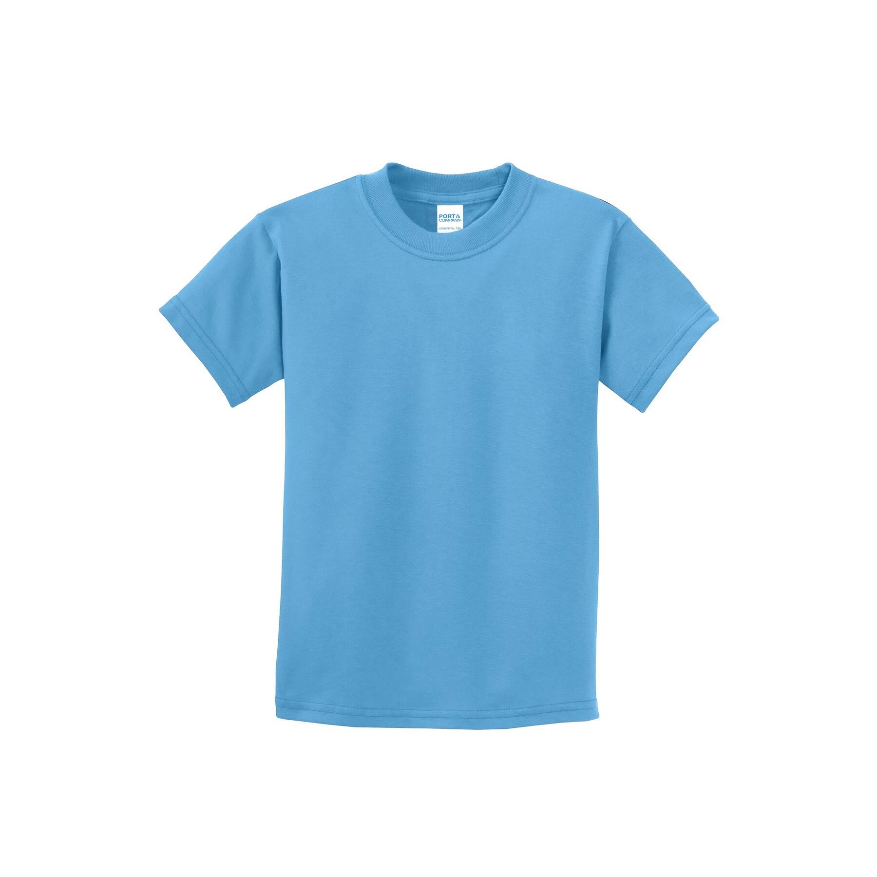 Port & Company&reg; Colors Youth Essential T-Shirt in Aquatic Blue | X-Small | Michaels&reg;
