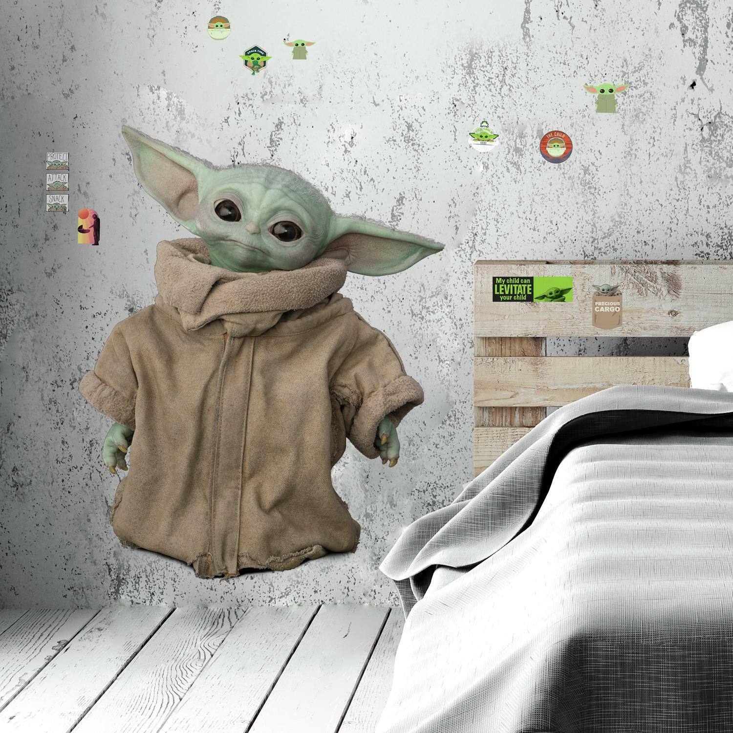 RoomMates The Mandalorian: The Child Peel &#x26; Stick Giant Wall Decals