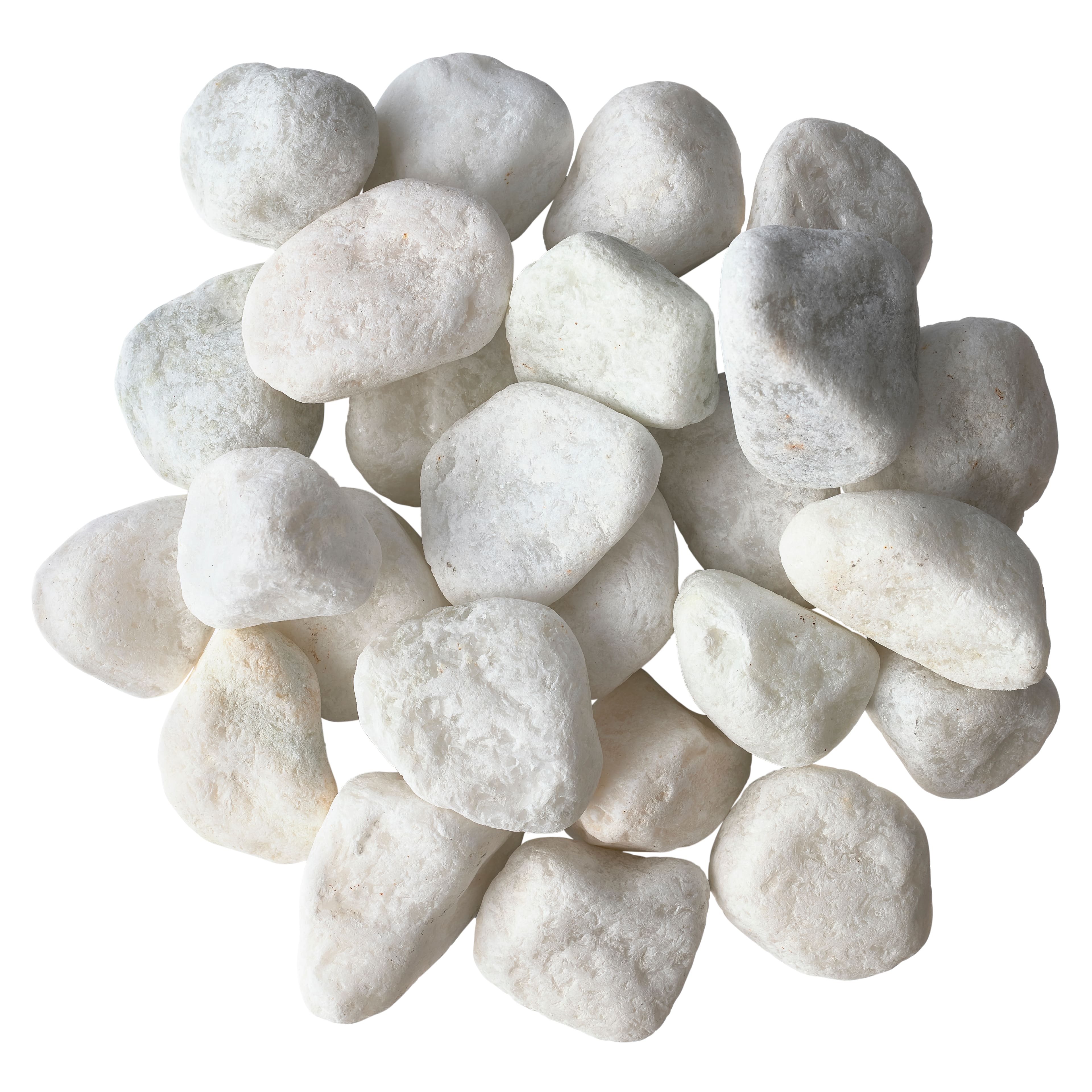 12 Pack: White Marble Rocks by Ashland&#x2122;