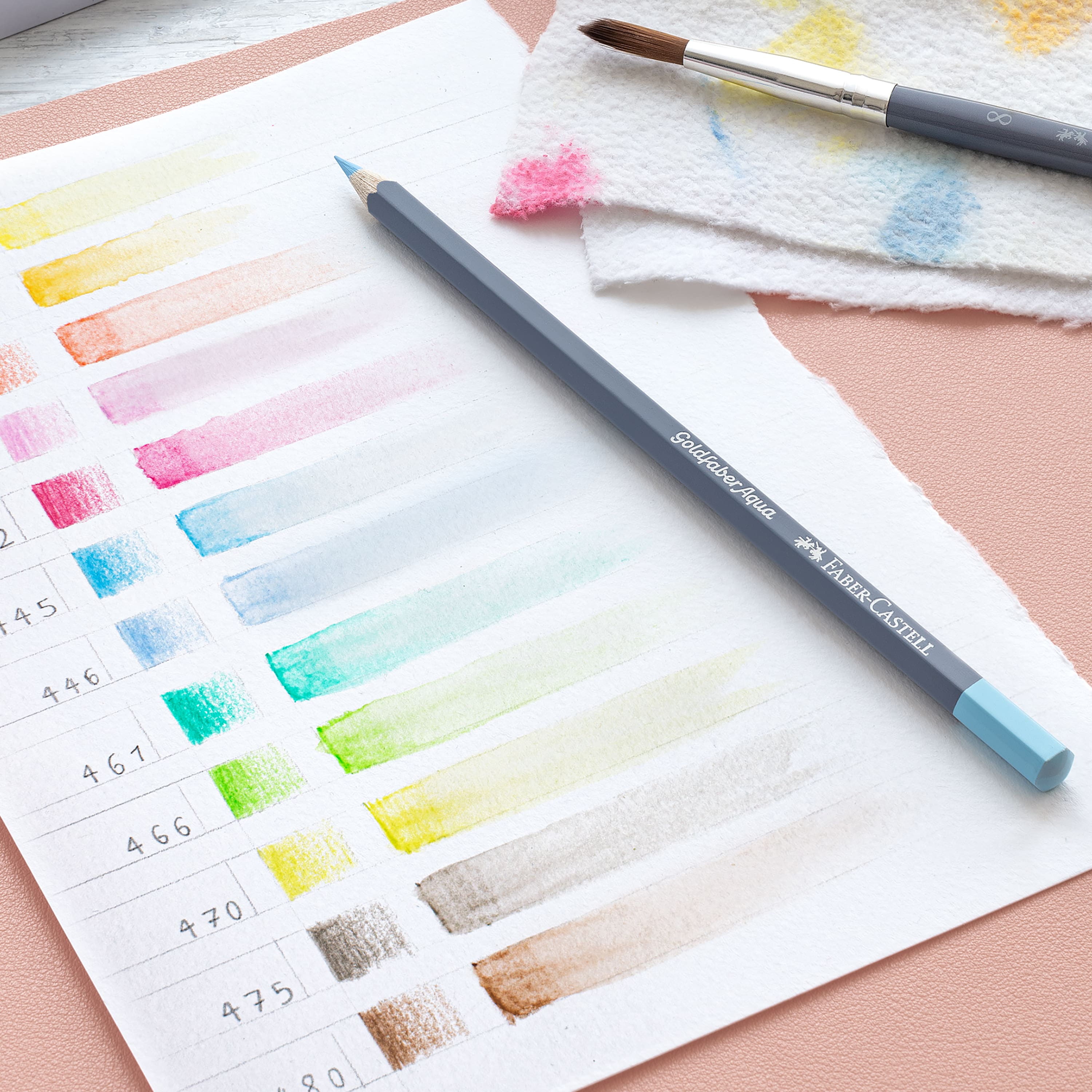 Faber-Castell® Goldfaber Aqua 12 Color Basic Watercolor Pencil Set