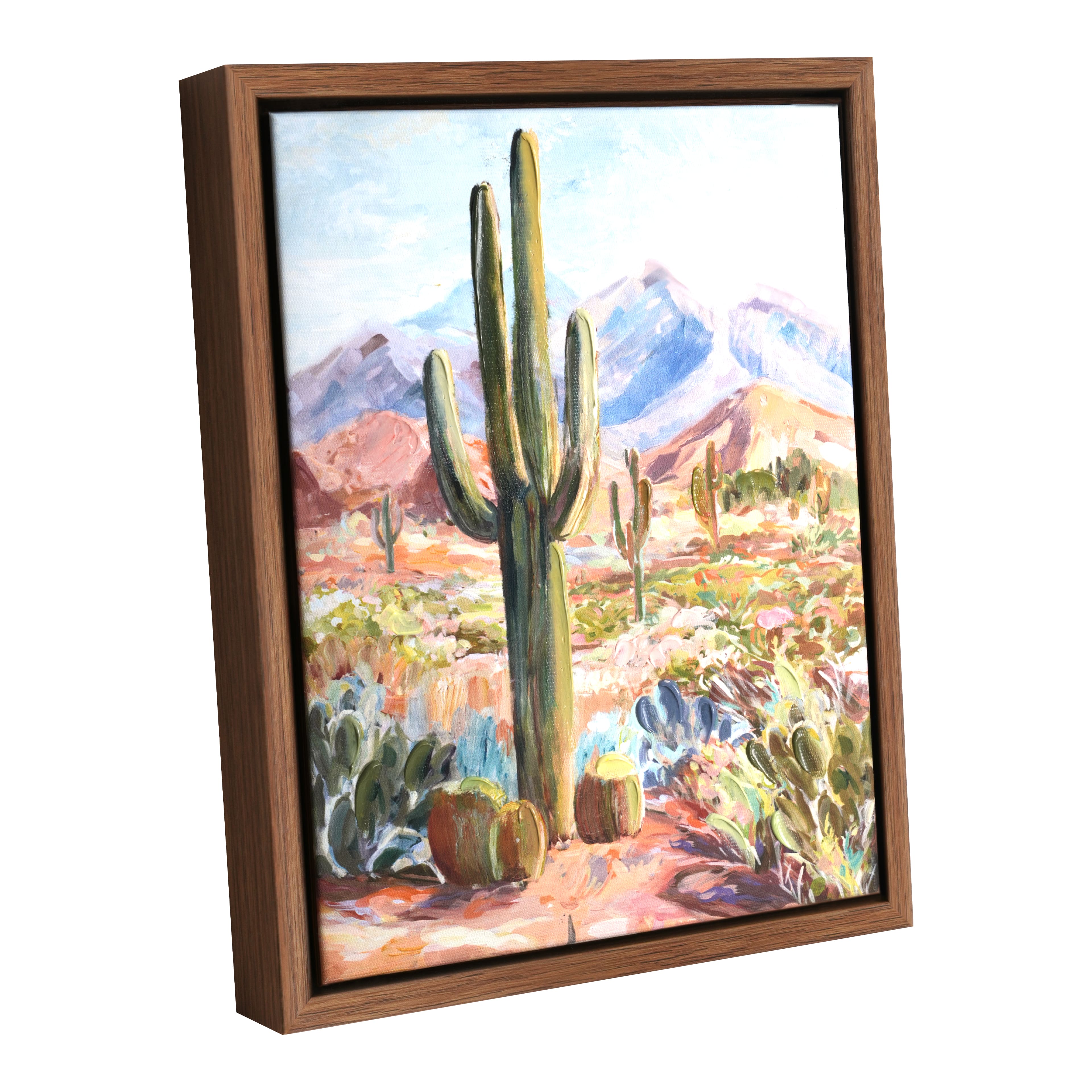 10&#x22; Cactus Canvas Wall Art by Ashland&#xAE;