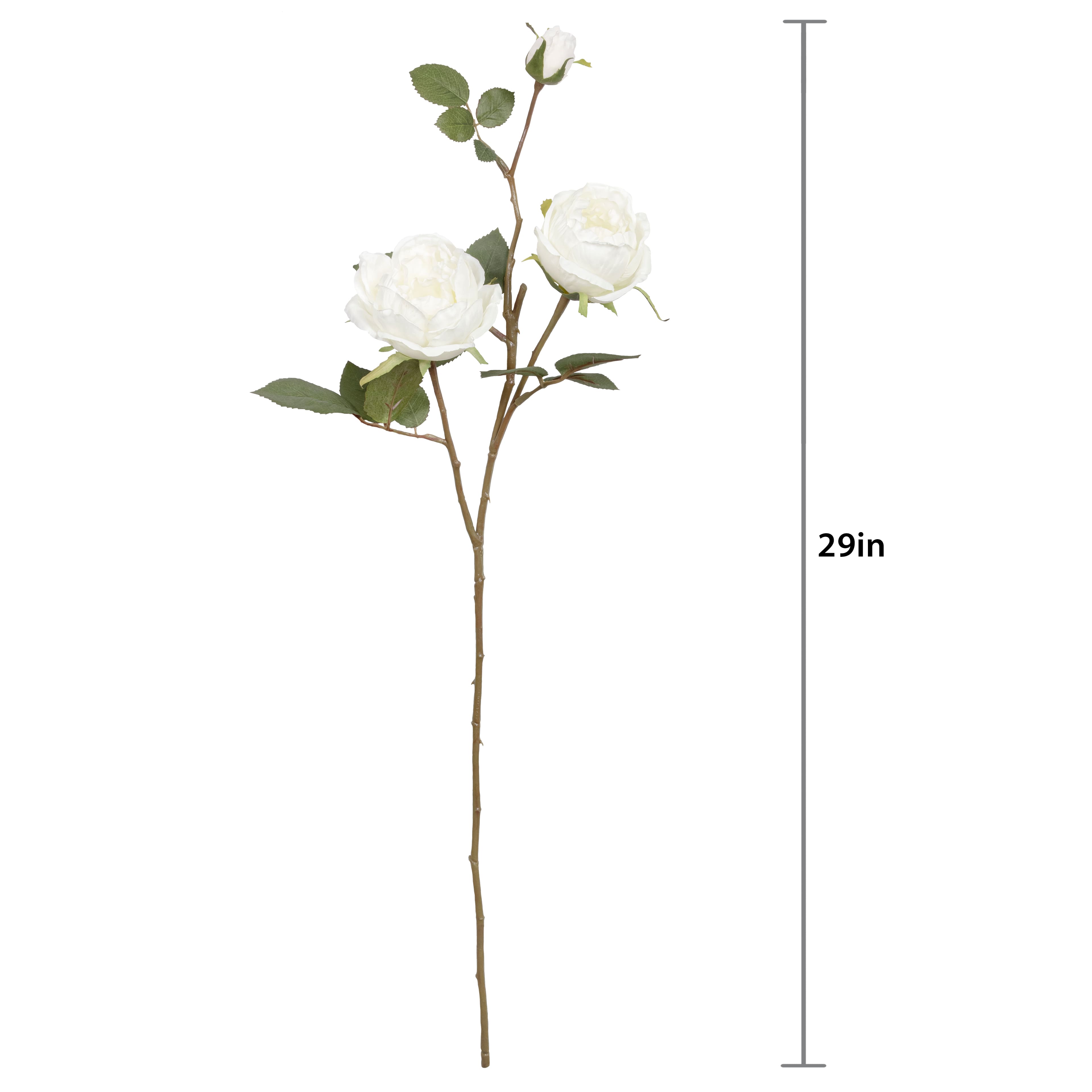 29&#x22; White Rose Stem by Ashland&#xAE;