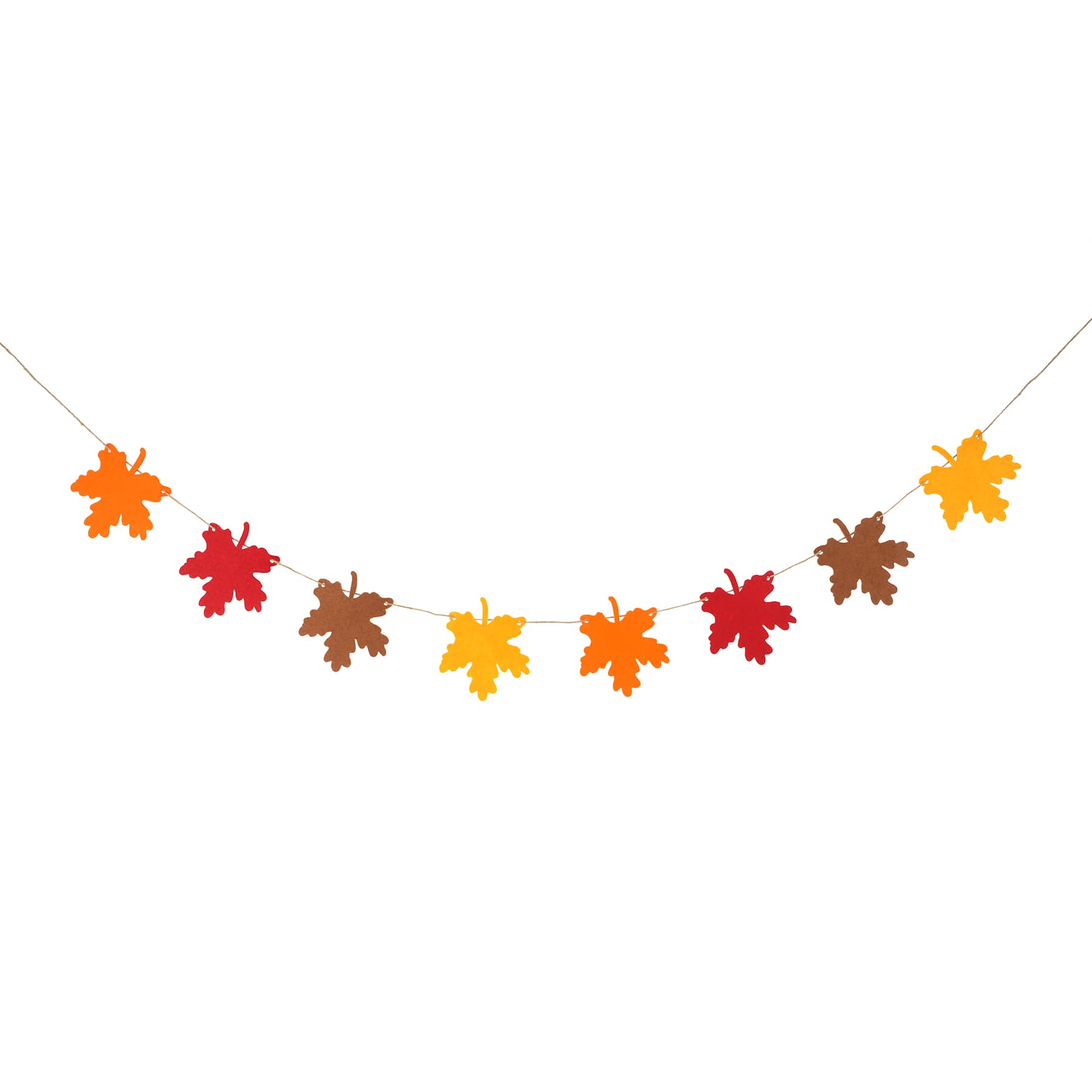 5ft. Felt Leaves Garland by Celebrate It&#x2122;