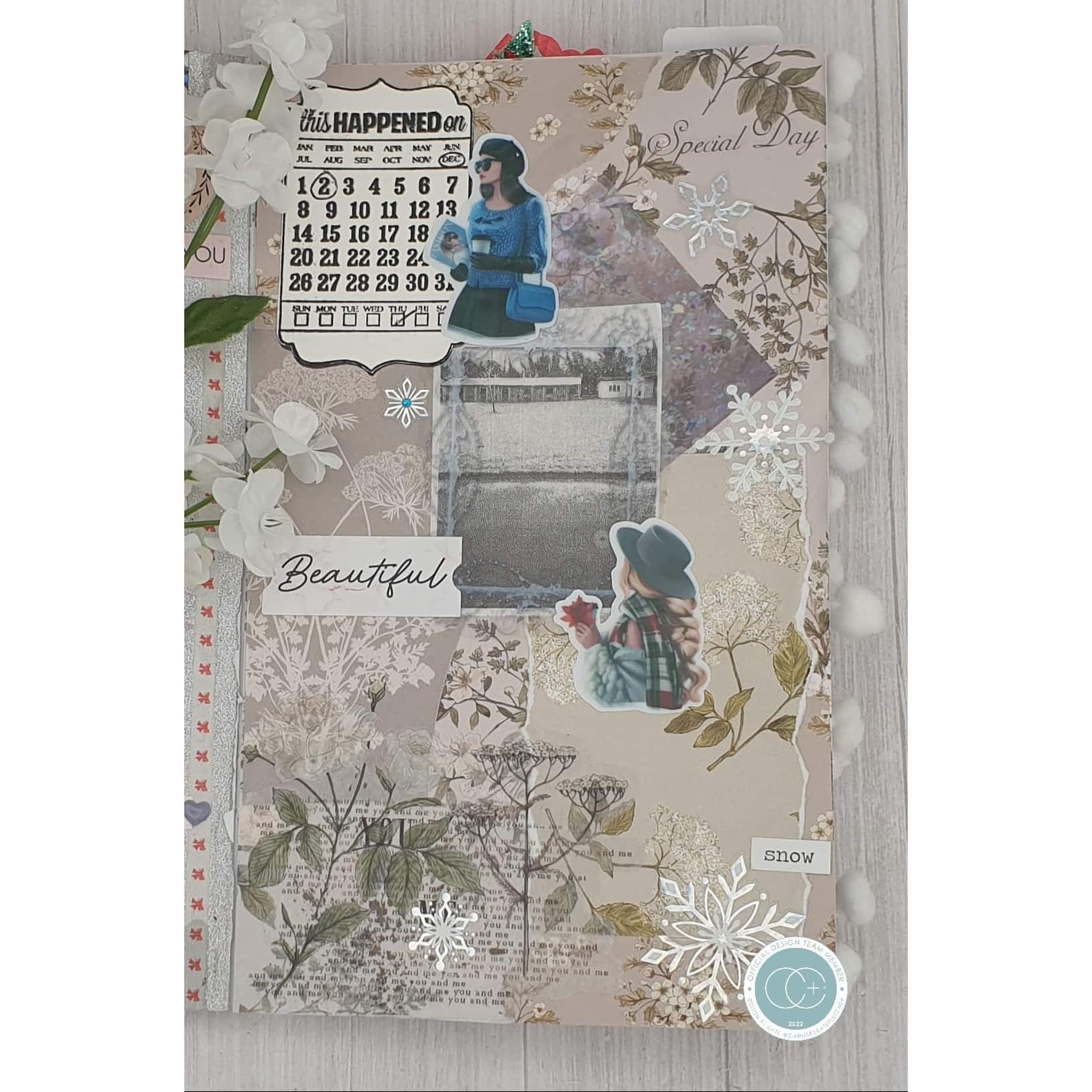 Craft Consortium Belle Fleur Double-Sided Paper Pad, 12&#x22; x 12&#x22;