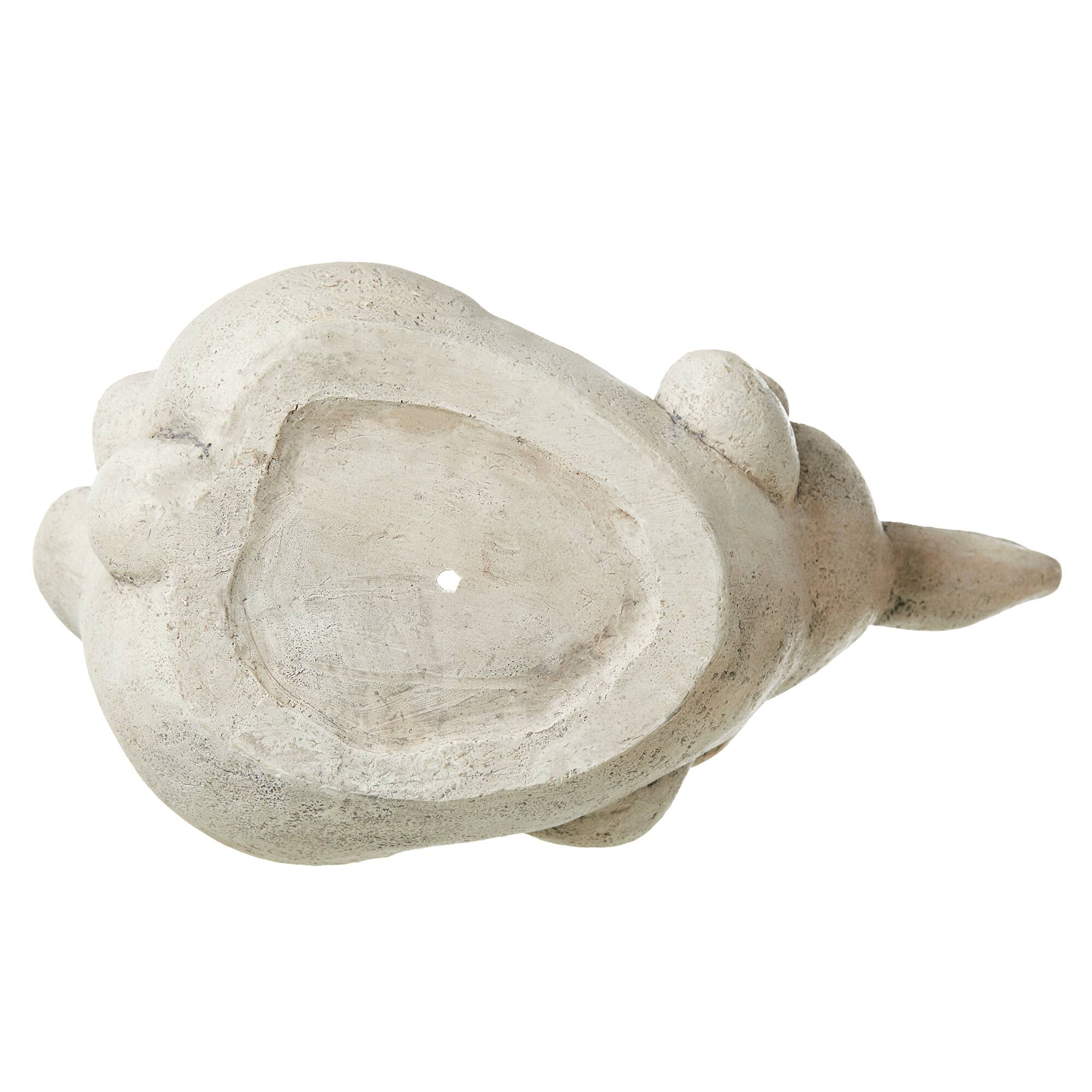 Glitzhome&#xAE; 14.25&#x22; Rabbit Statue Planter