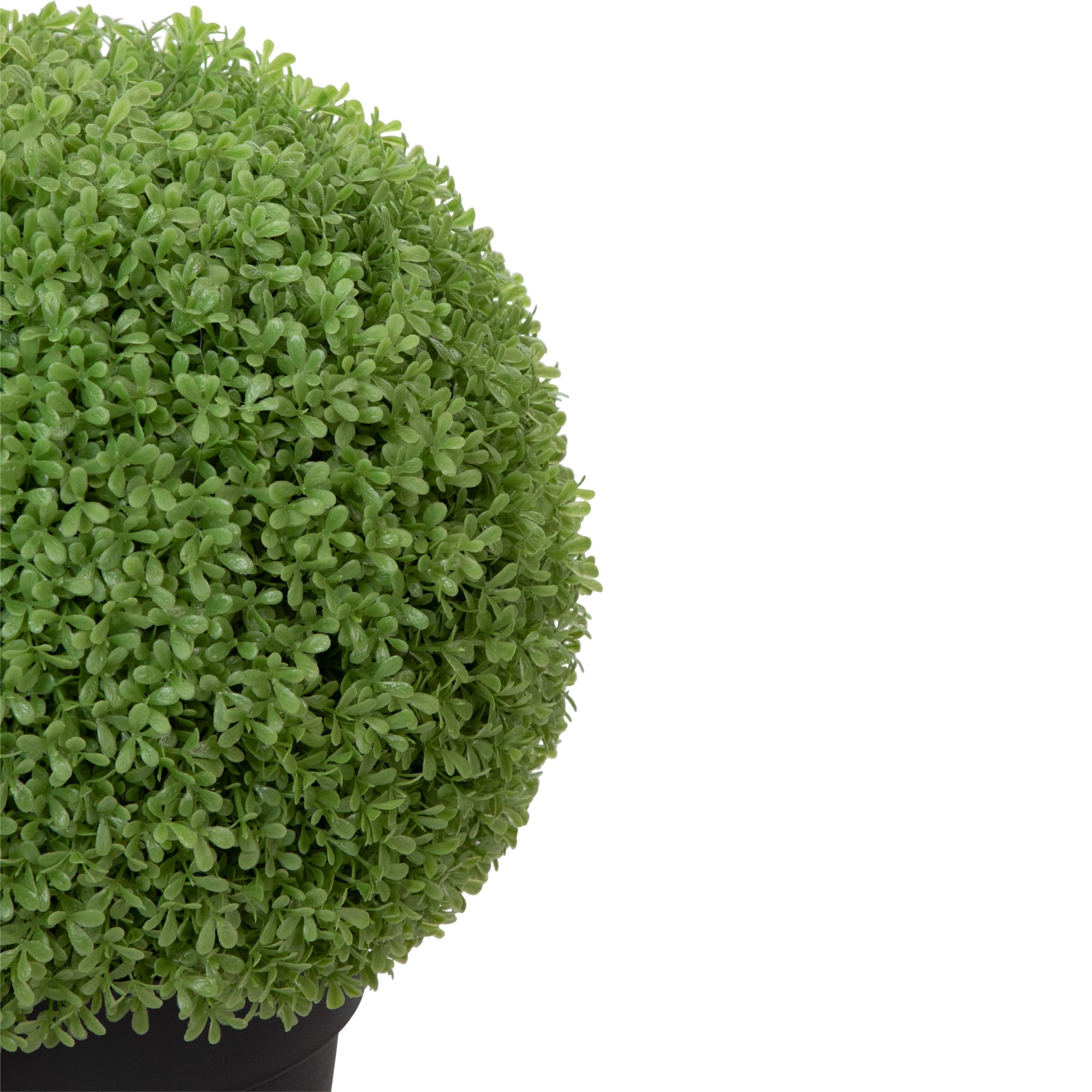 22&#x22; Unlit Artificial Boxwood Ball Topiary in Round Pot