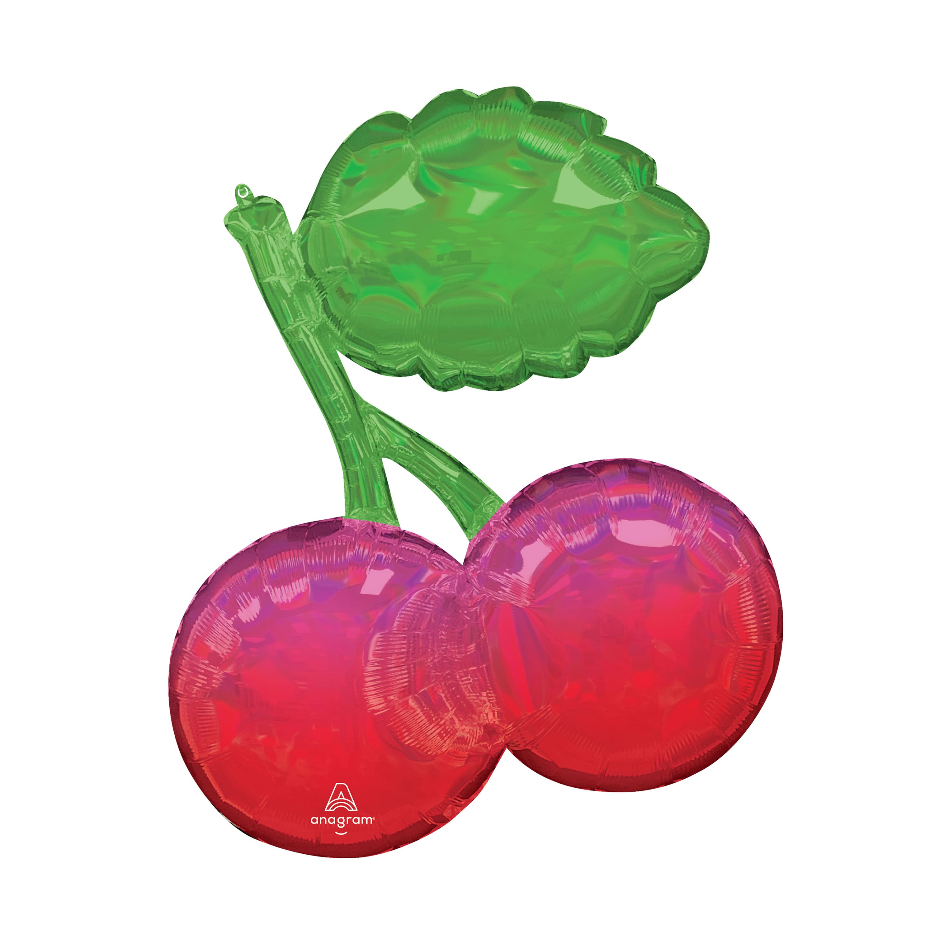 SuperShape&#xAE; 30&#x22; Fruity Mix Iridescent Cherries Foil Balloon