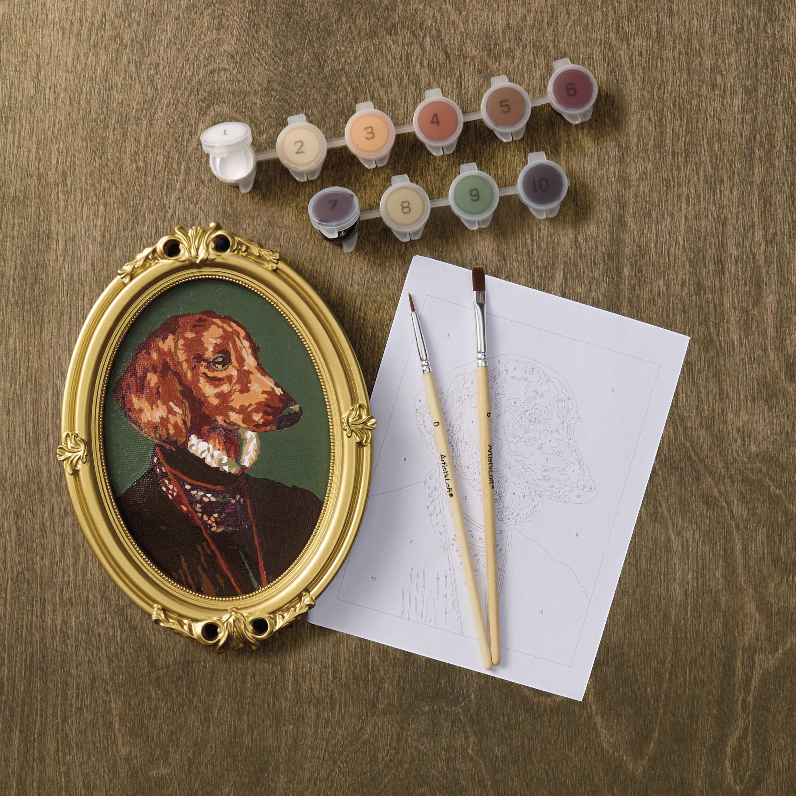 Dapper Dachshund Paint-by-Number Framed Mini Kit by Artist's Loft®