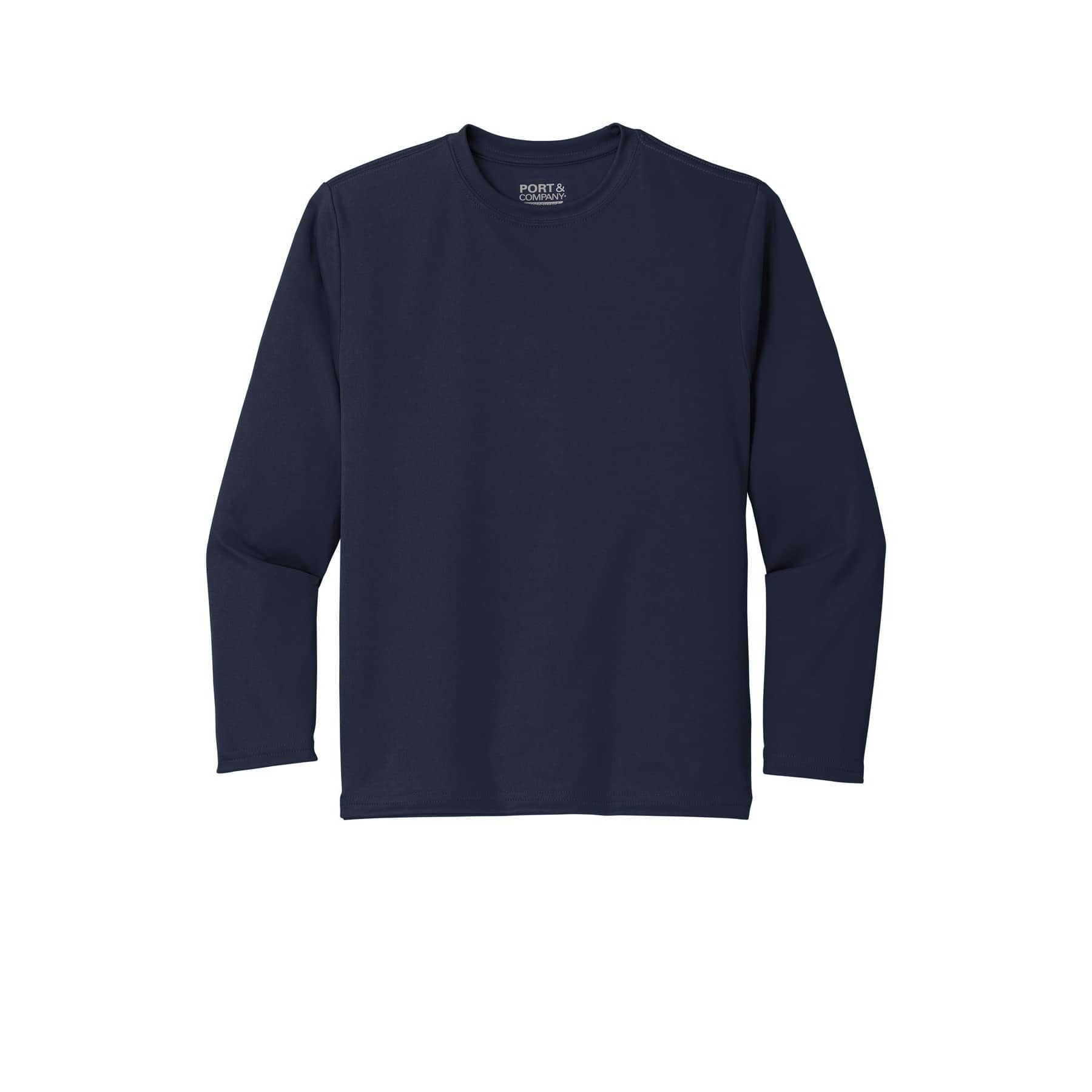 Port & Company® Youth Long Sleeve Performance T-Shirt