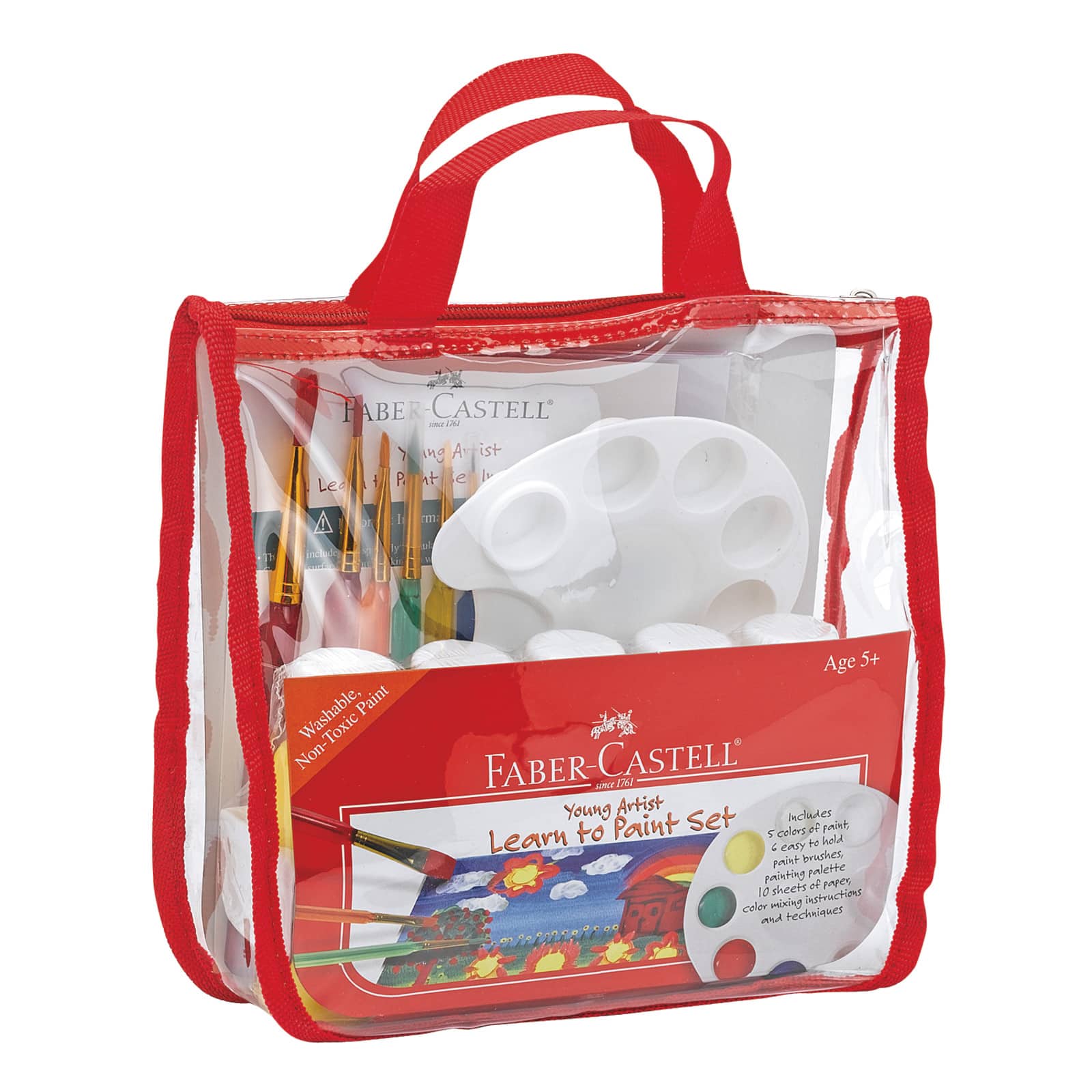 8 Pack: Faber-Castell&#xAE; Young Artist 13 Piece Learn to Paint Set