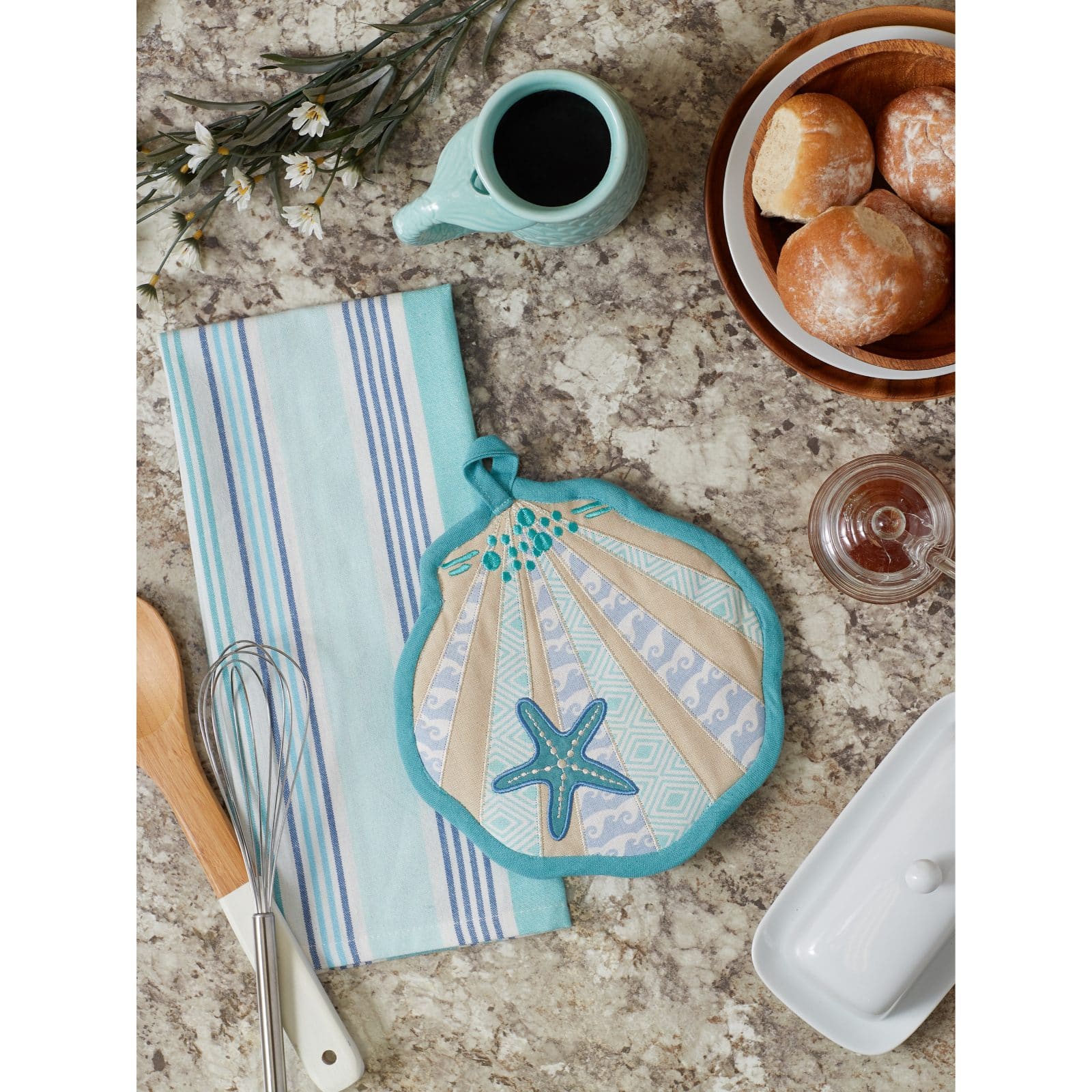 DII® Seashell Potholder Gift Set