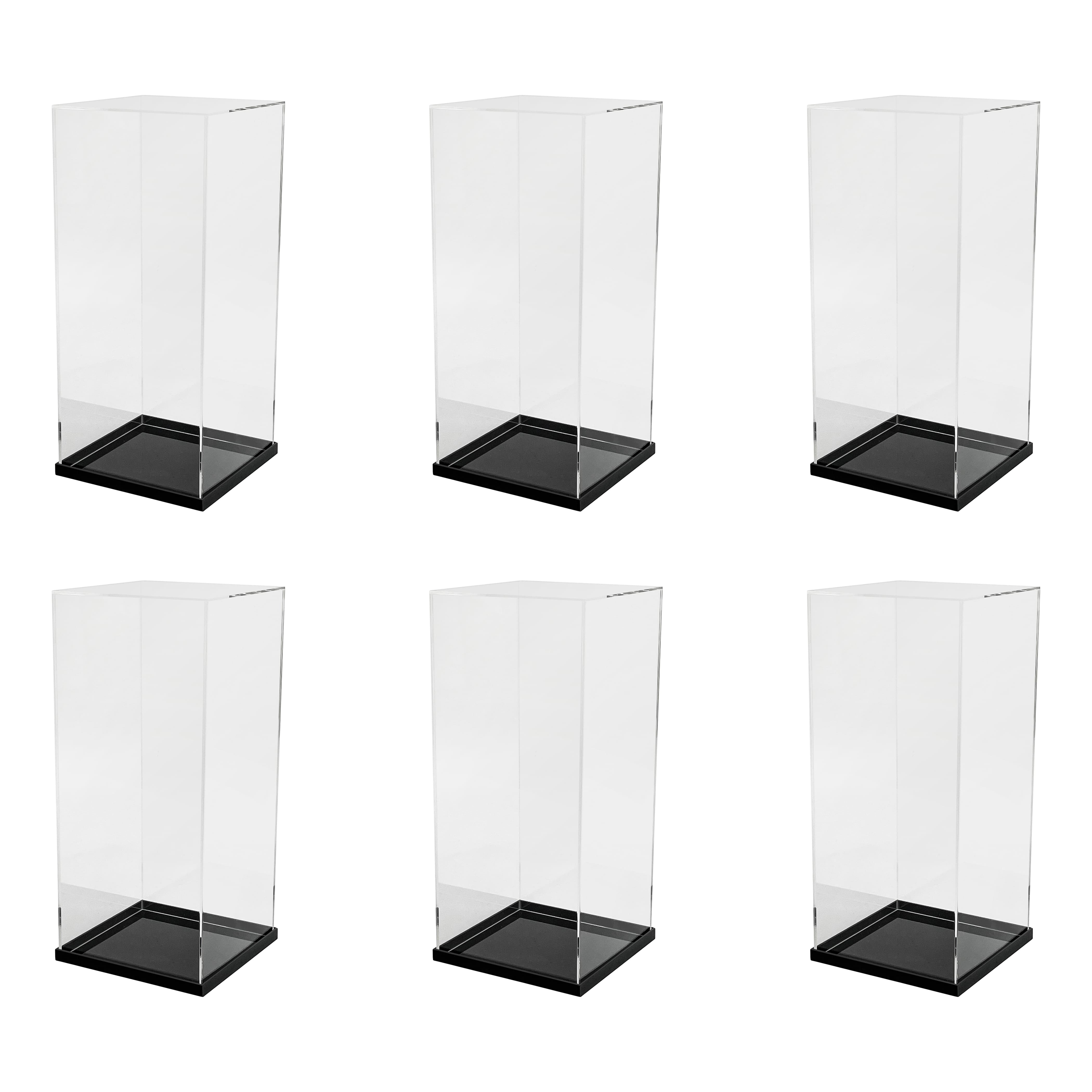 6 Pack: 12&#x22; Clear Acrylic Doll Display Case by Studio D&#xE9;cor&#xAE;