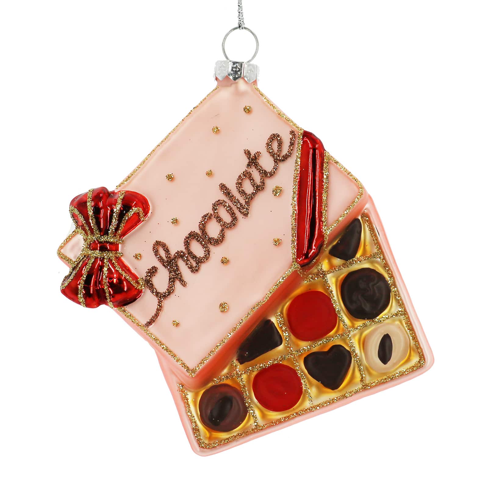 4.25&#x22; Box of Chocolates Glass Ornament by Ashland&#xAE;