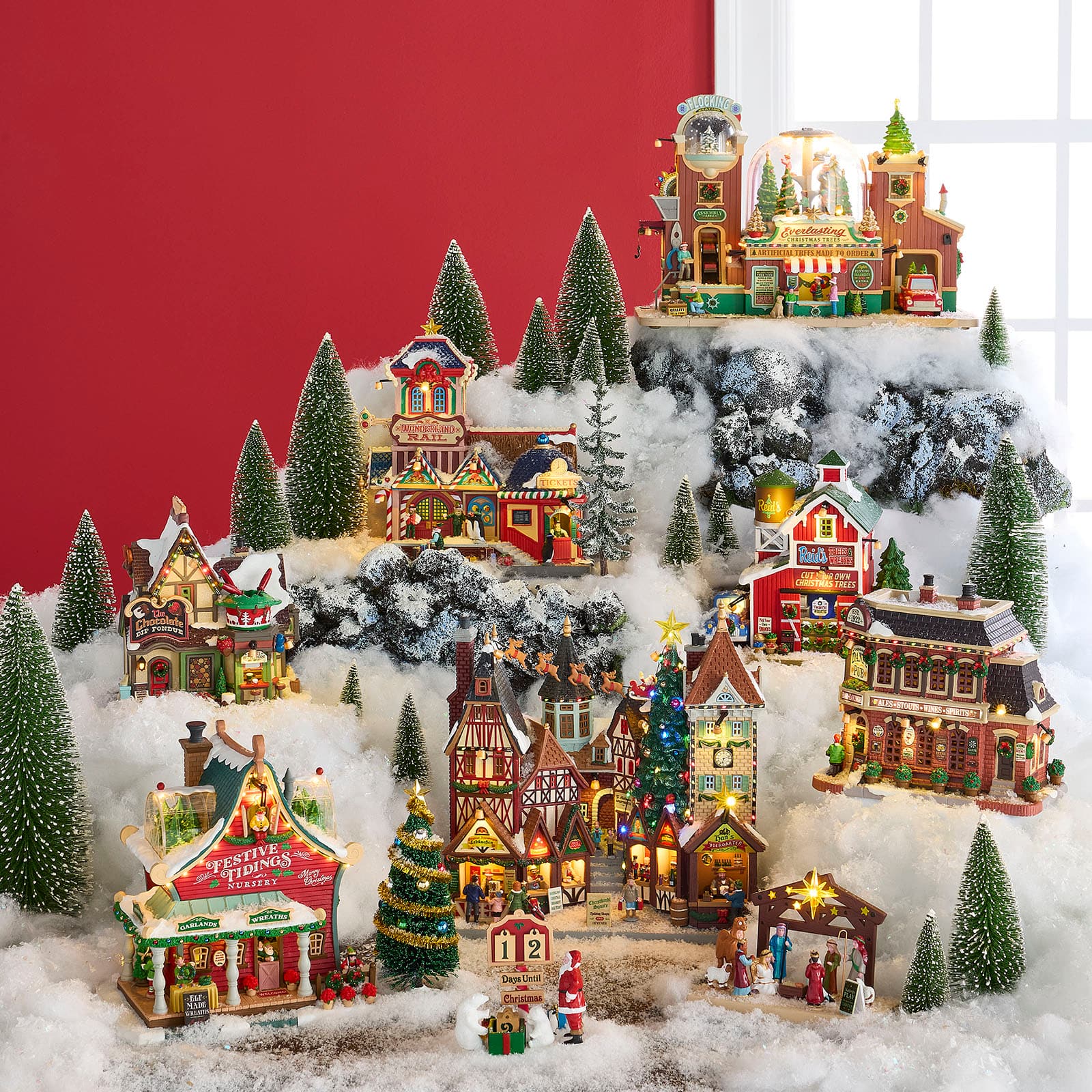 Lemax&#xAE; Santa&#x27;s Wonderland Festive Tidings Nursery