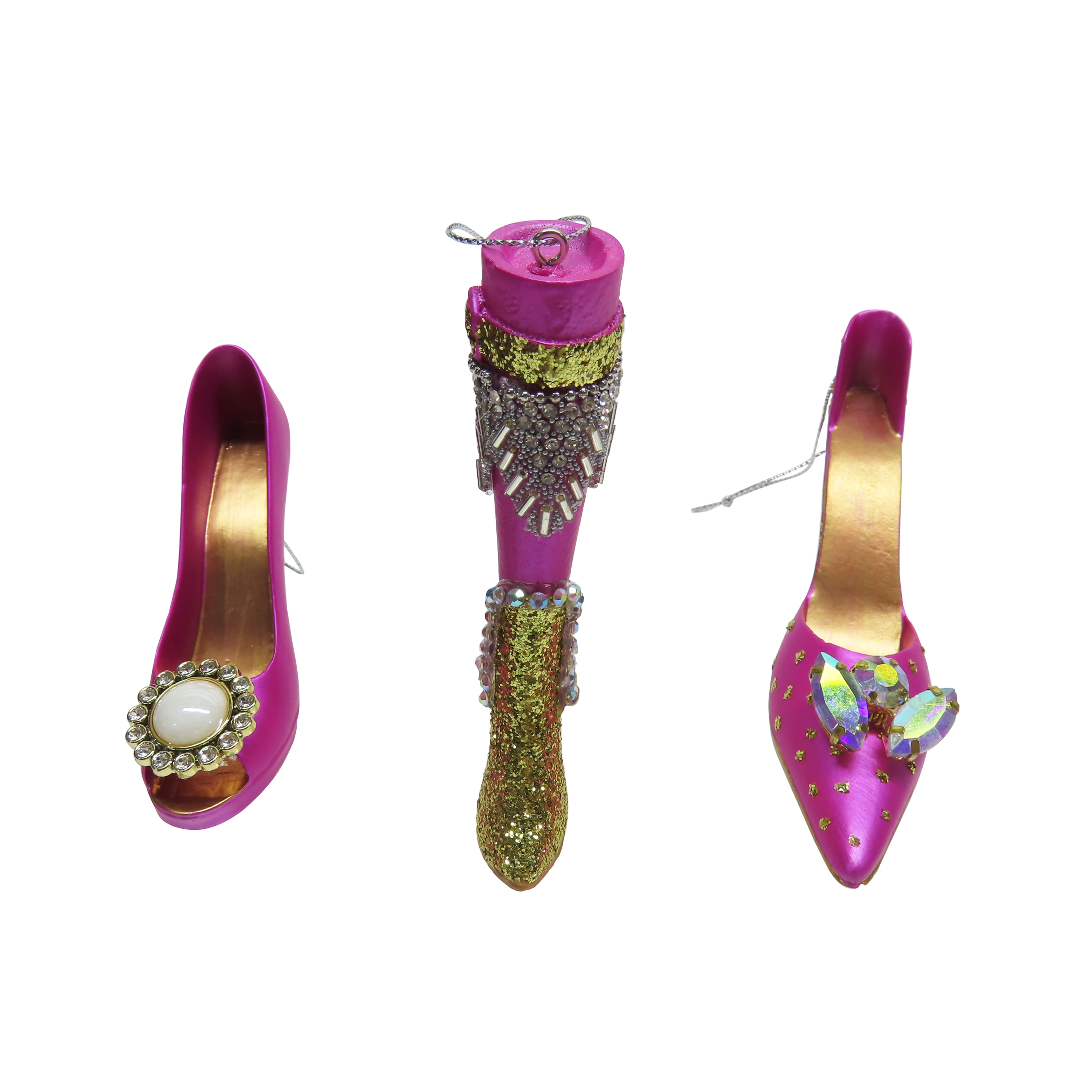 Assorted Pink High Heel Shoe Ornament, 1pc. by Ashland&#xAE;