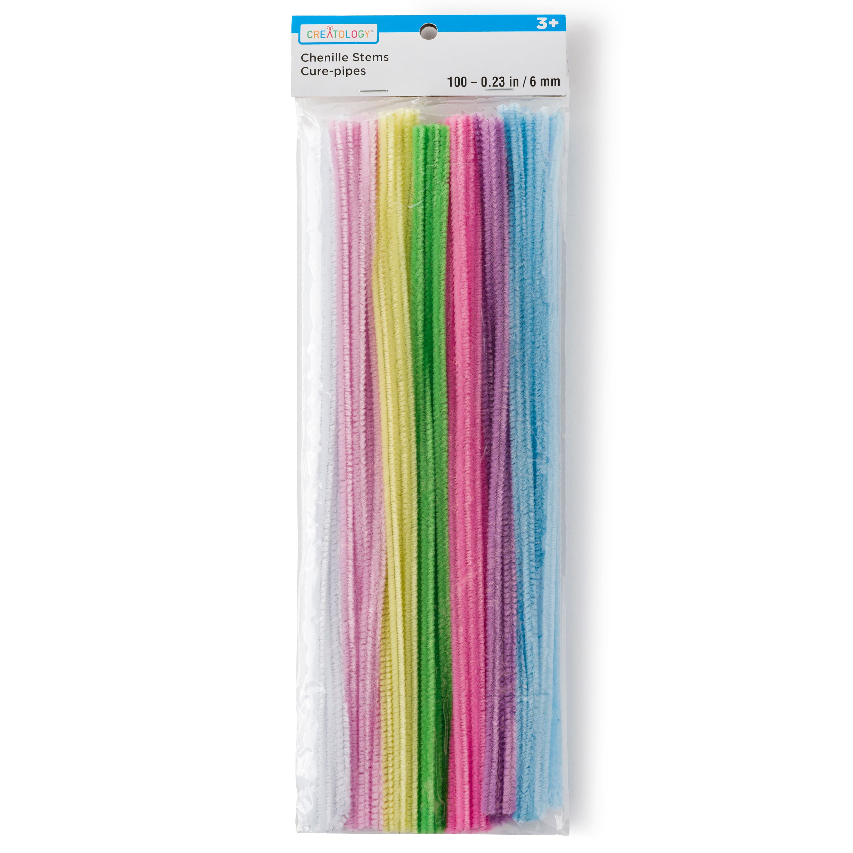 Pastel Chenille Pipe Cleaners Value Pack, 100ct. by Creatology™