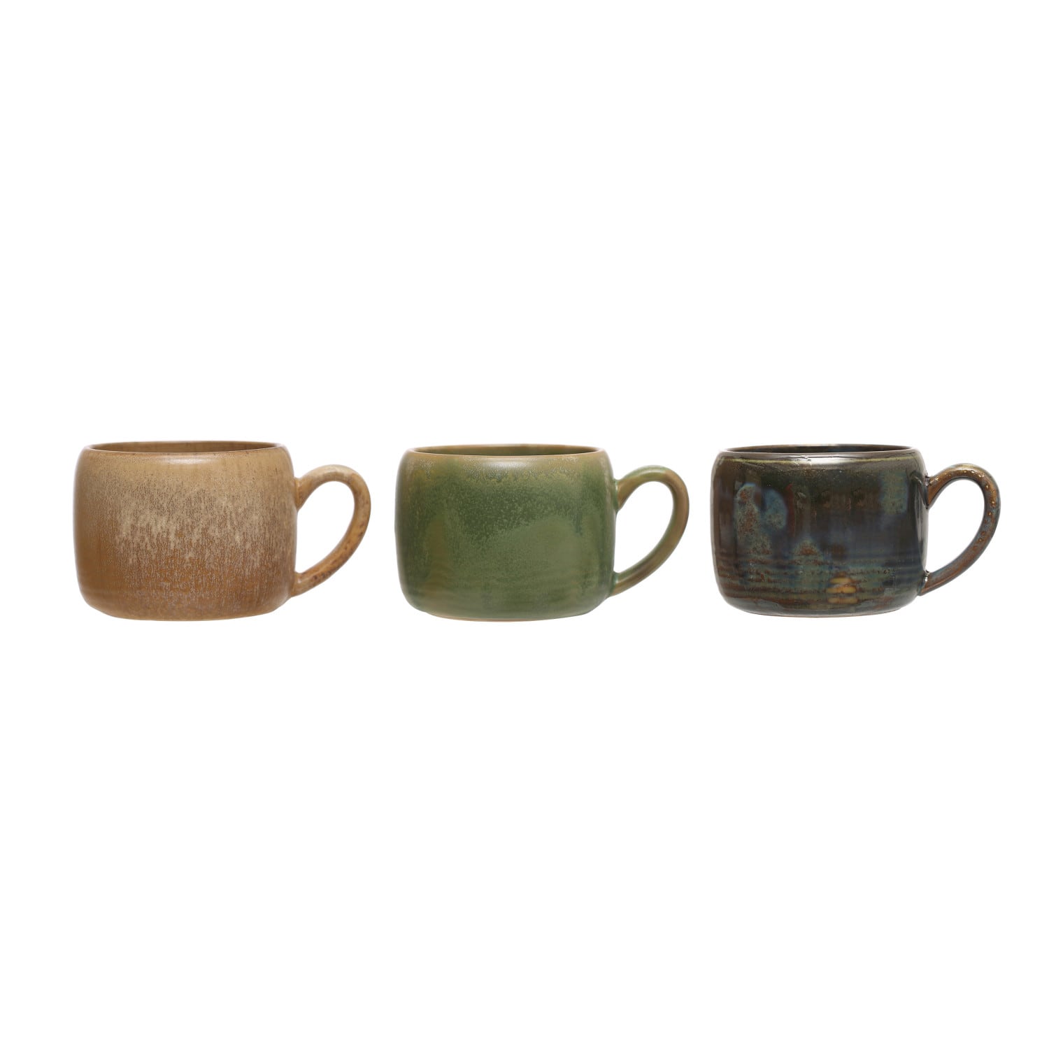 5.5&#x22; Rustic Stoneware Mug Set