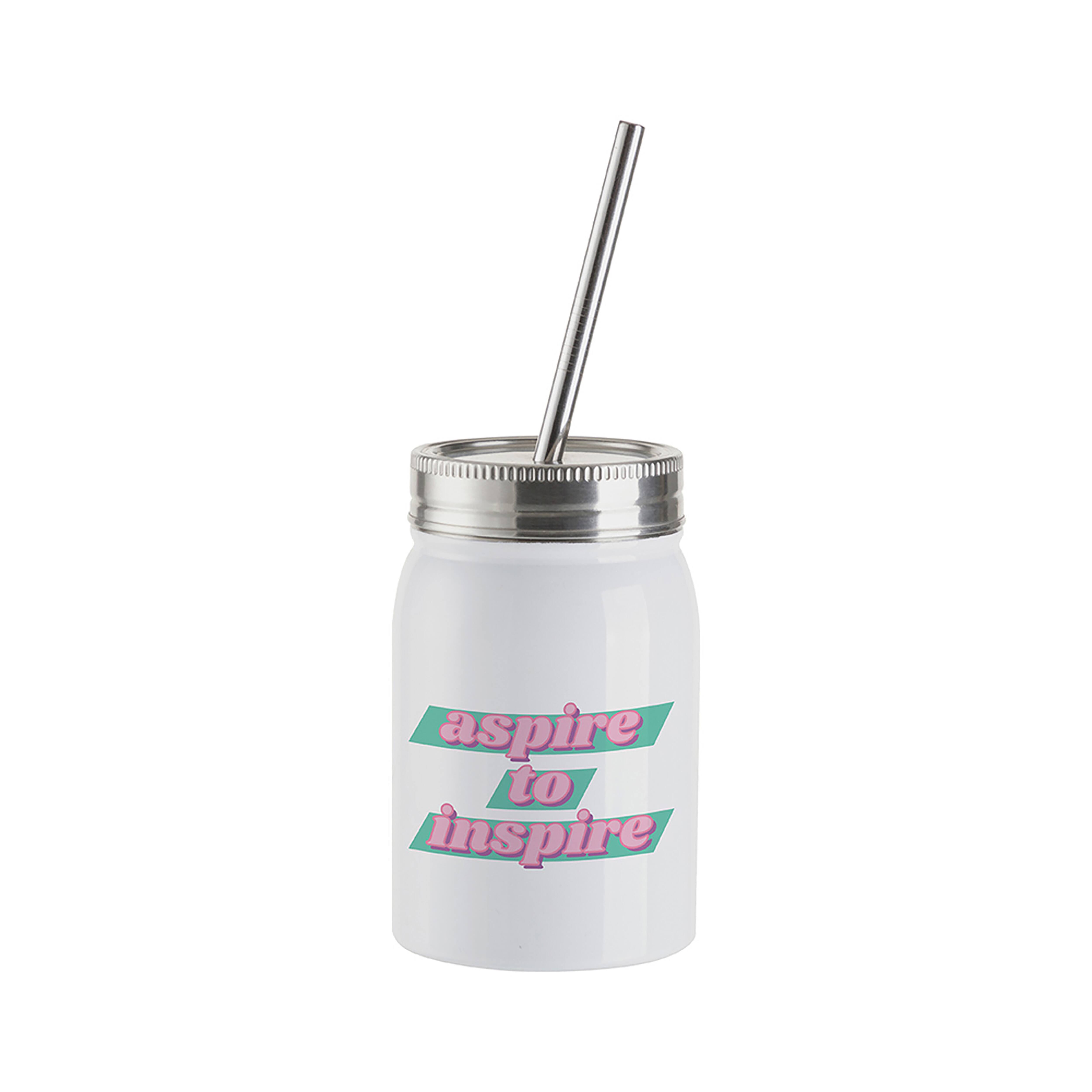 Craft Express 4ct. 17oz. Sublimation Mason Jars w/Straws