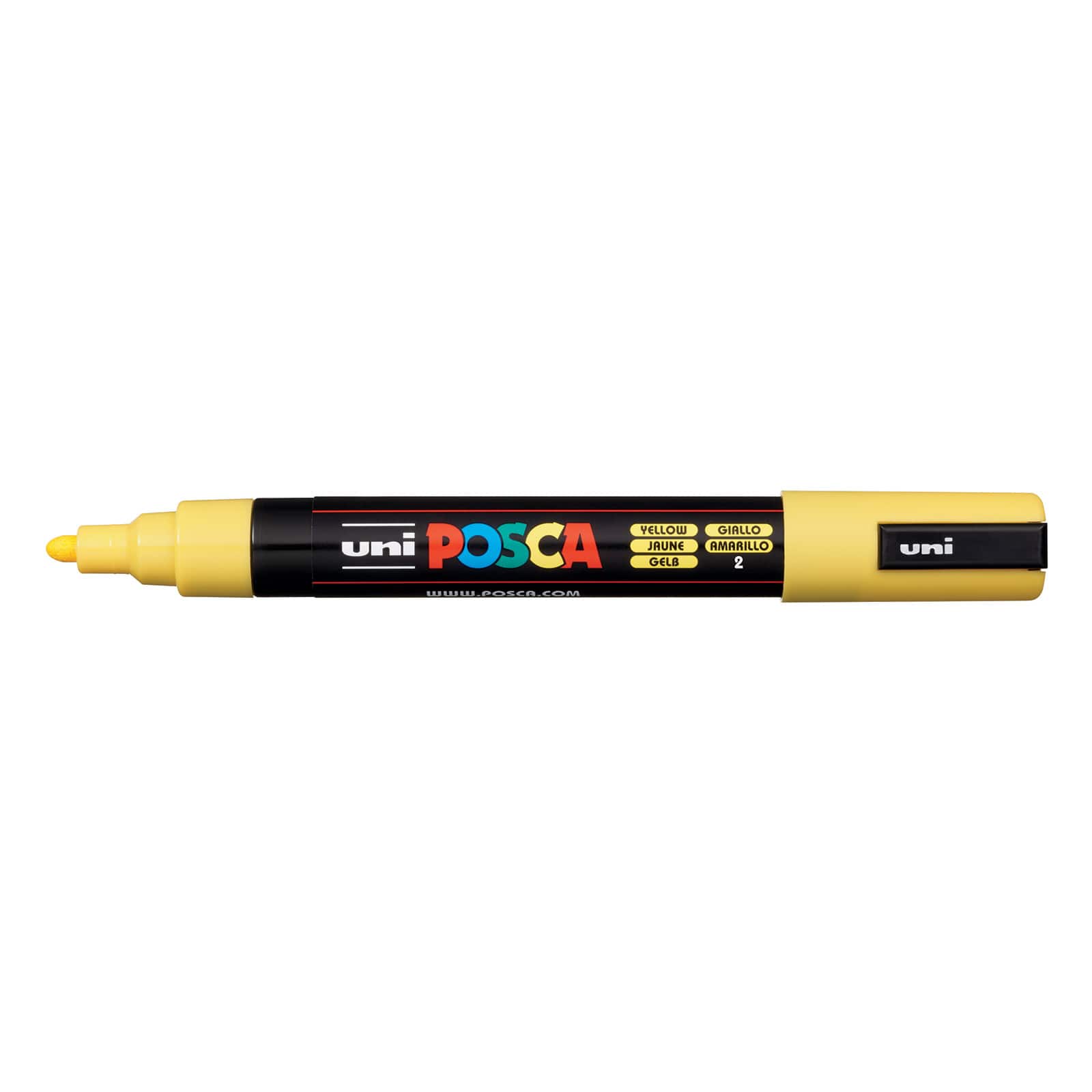 24 Pack: Yellow Uni Posca PC-5M Medium Bullet Tip Paint Marker