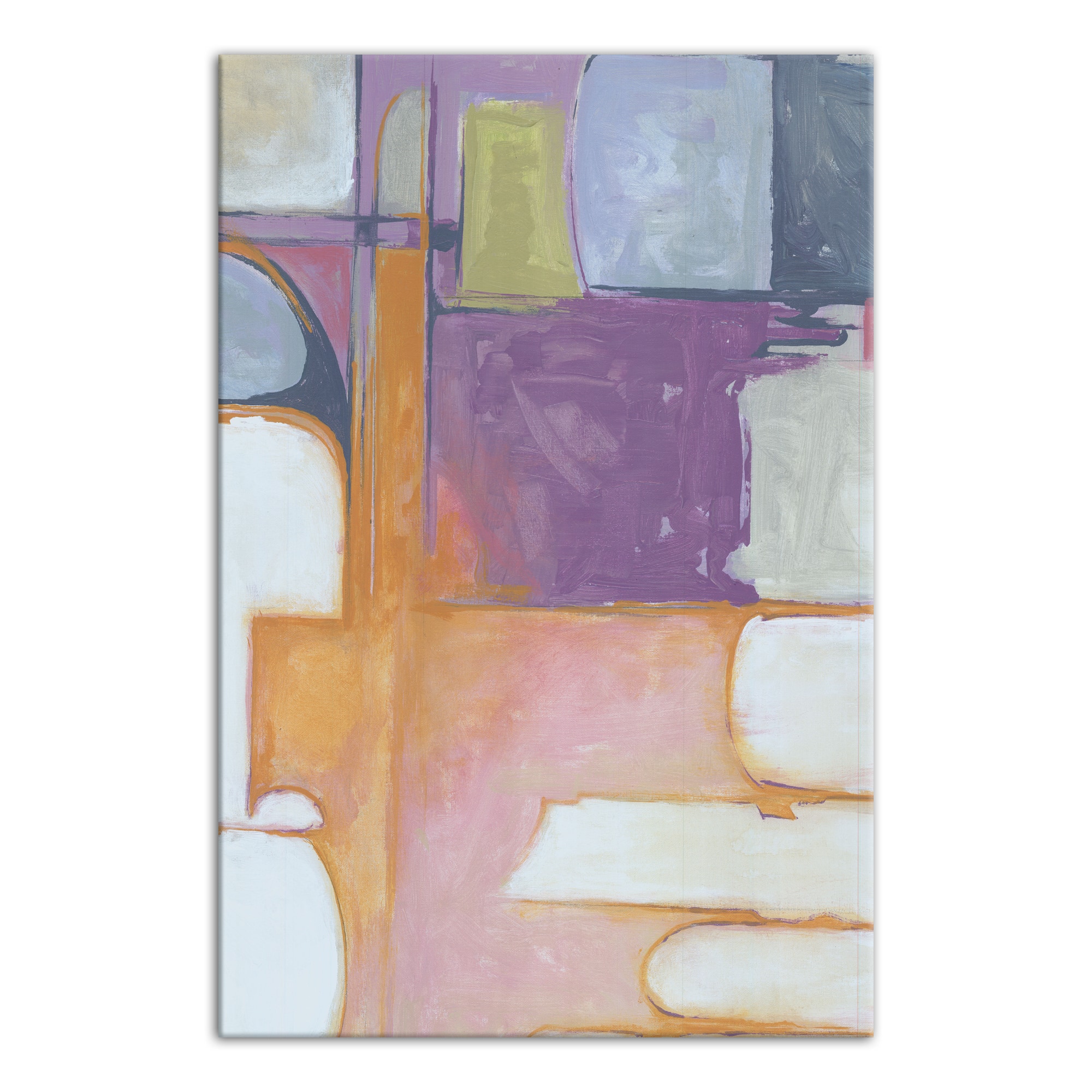 Colorful Cool Blocks 24&#x22; x 36&#x22; Canvas Wall Art