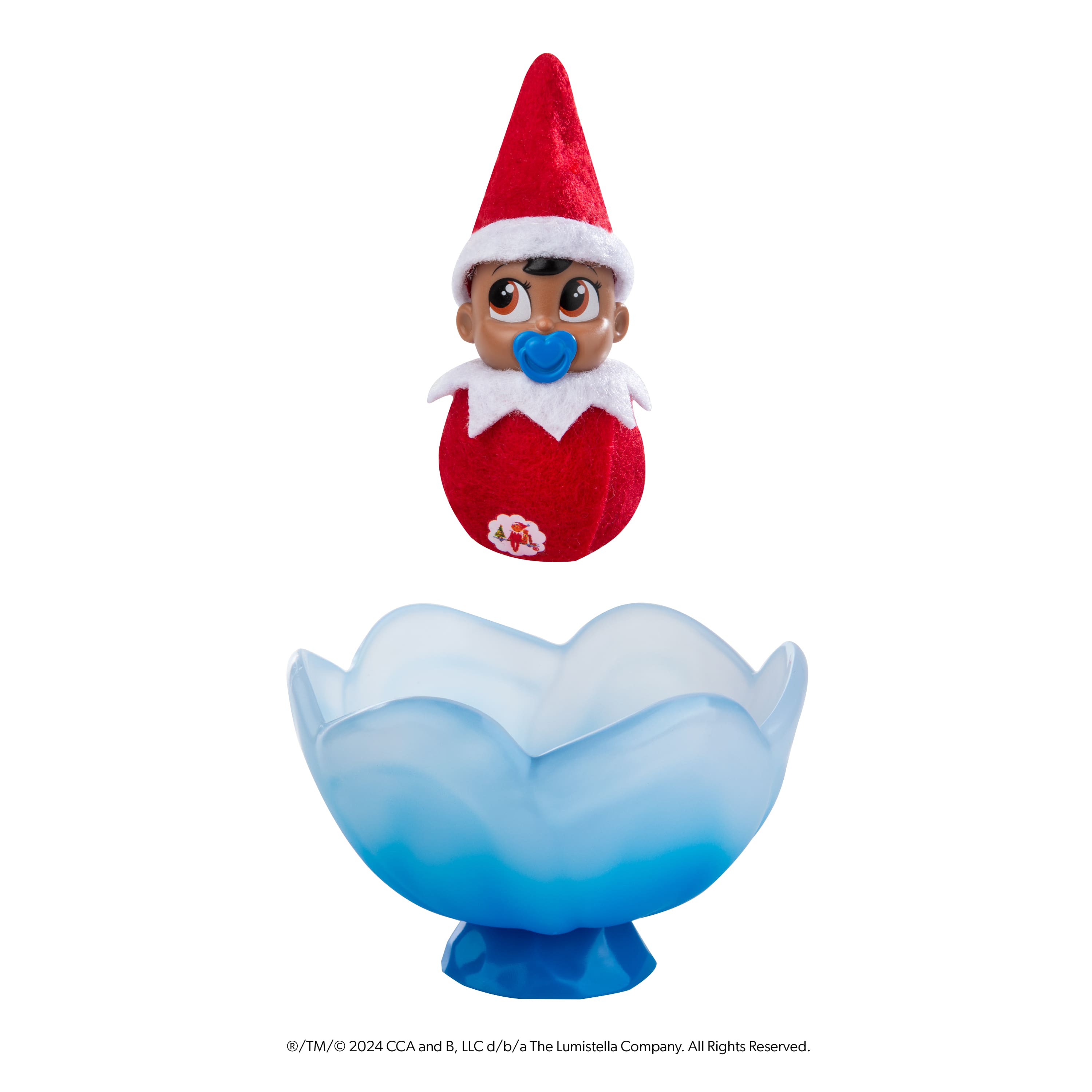 The Elf on the Shelf&#xAE; Frost Pips&#x2122; Mini Blooms Brown Eyed Boy Elf Baby