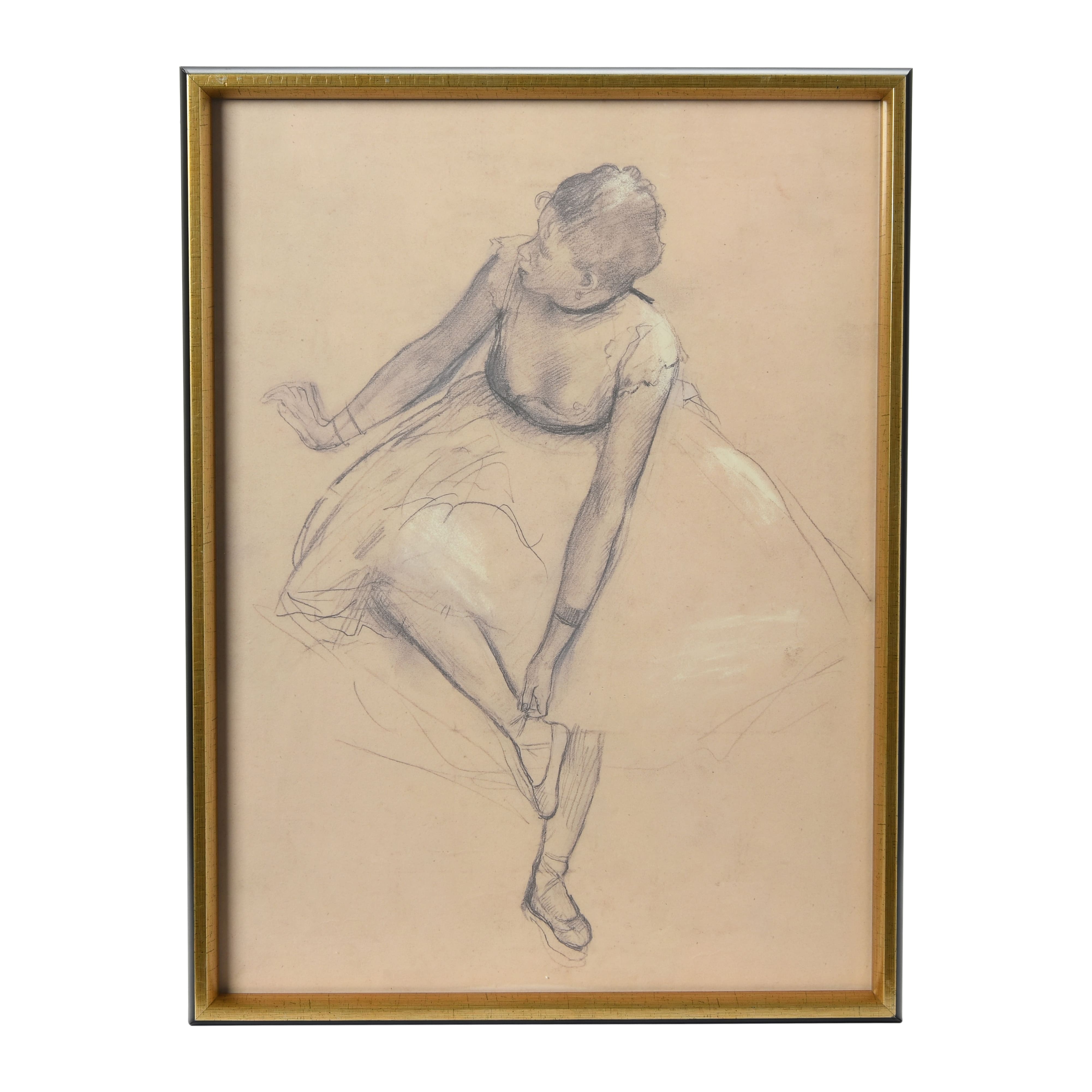 Edgar Degas  Two Studies of a Ballet Dancer  Drawings Online  The Morgan  Library  Museum