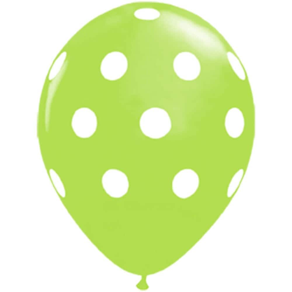 JAM Paper 12&#x22; Polka Dot Latex Party Balloons, 12ct.