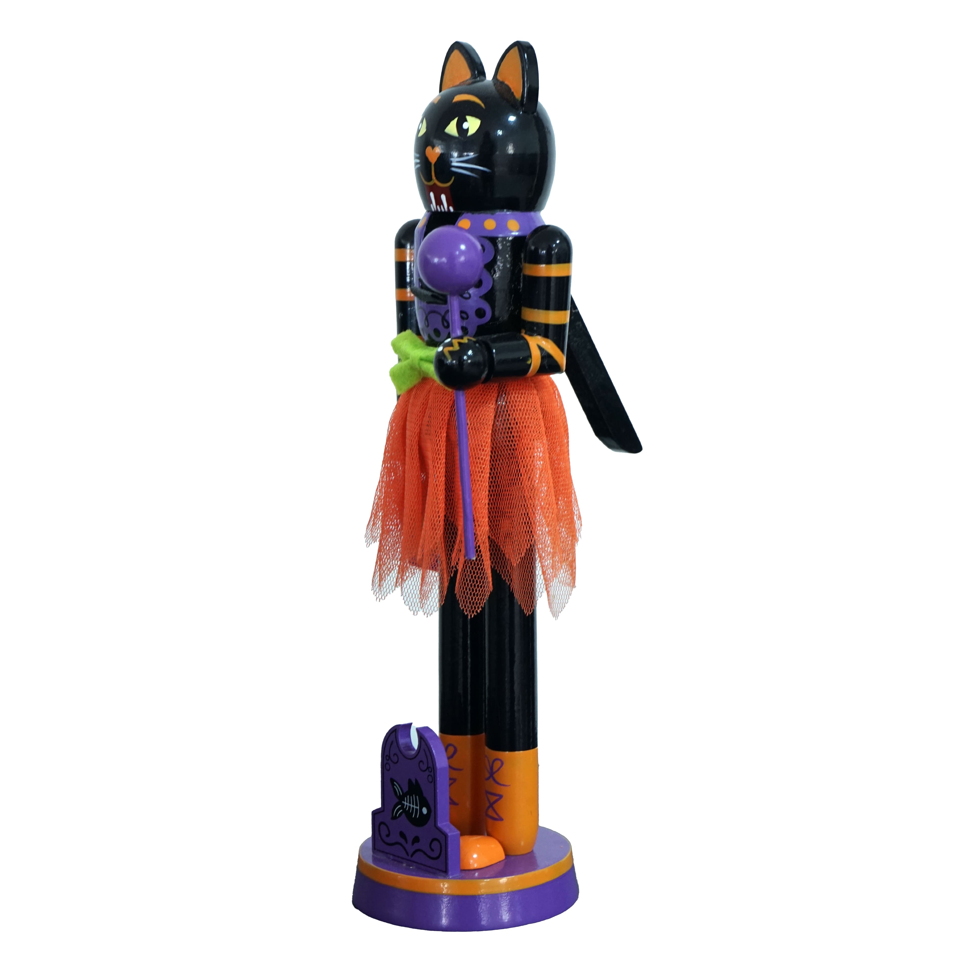 9.5&#x22; Black Cat Nutcracker by Ashland&#xAE;