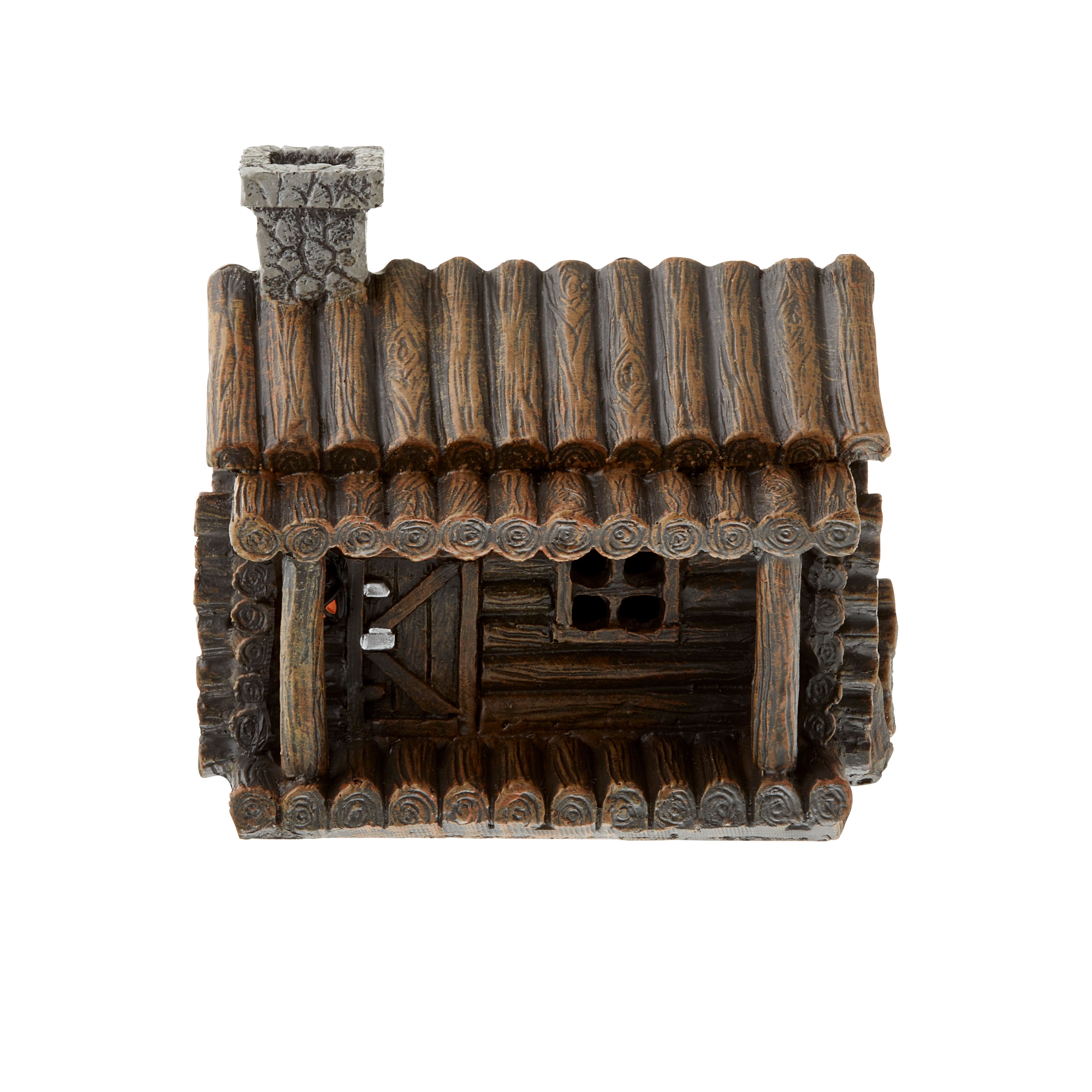 6 Pack: Mini Log Cabin by Make Market&#xAE;