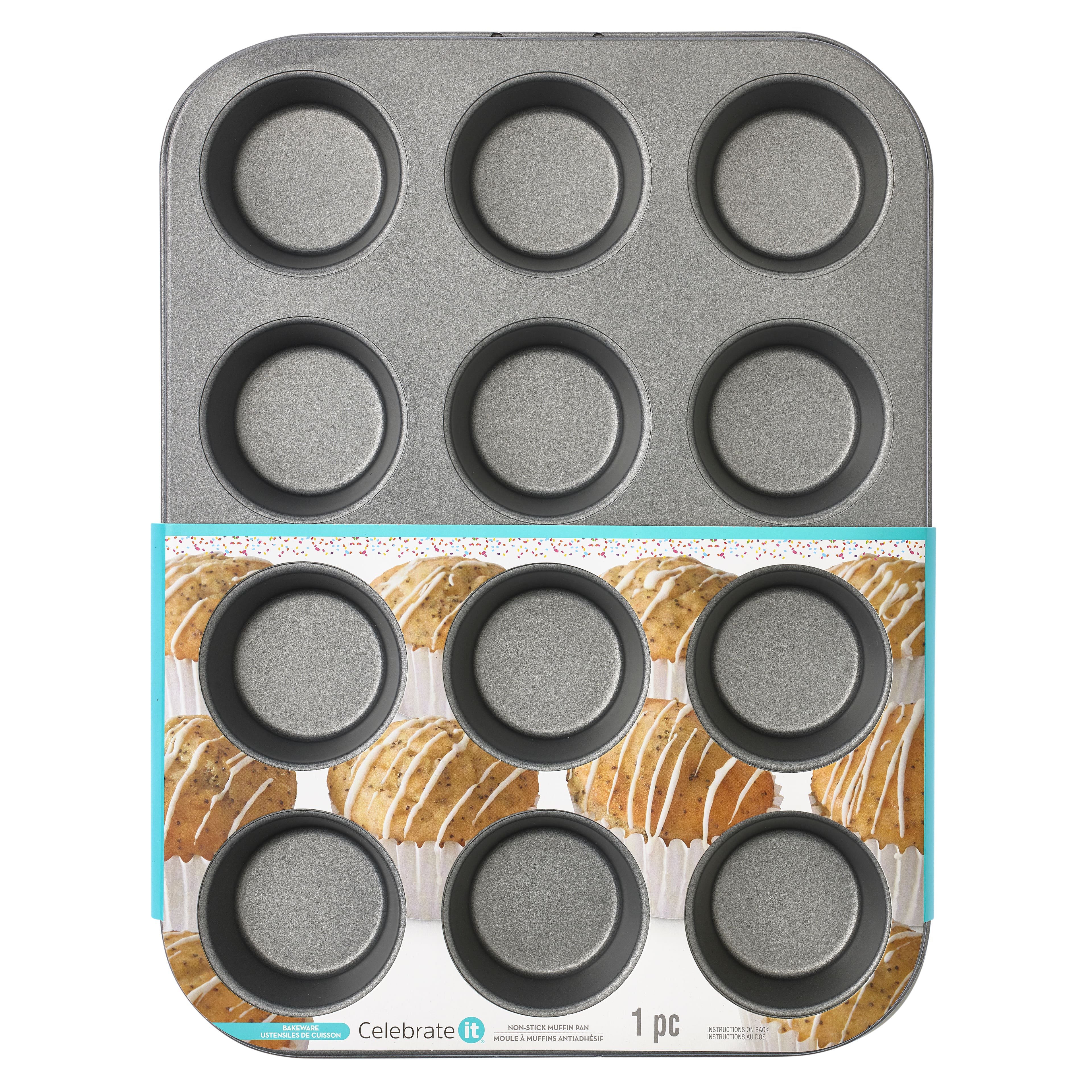MUFFIN PAN 12 CUP / NON STK - Big Plate Restaurant Supply